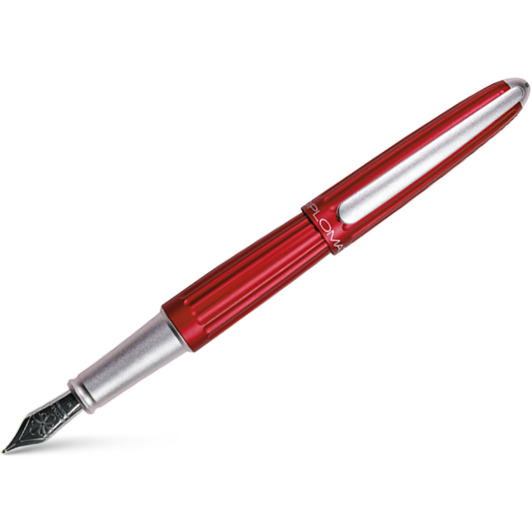 Diplomat Aero Fountain Pen - Red-Pen Boutique Ltd