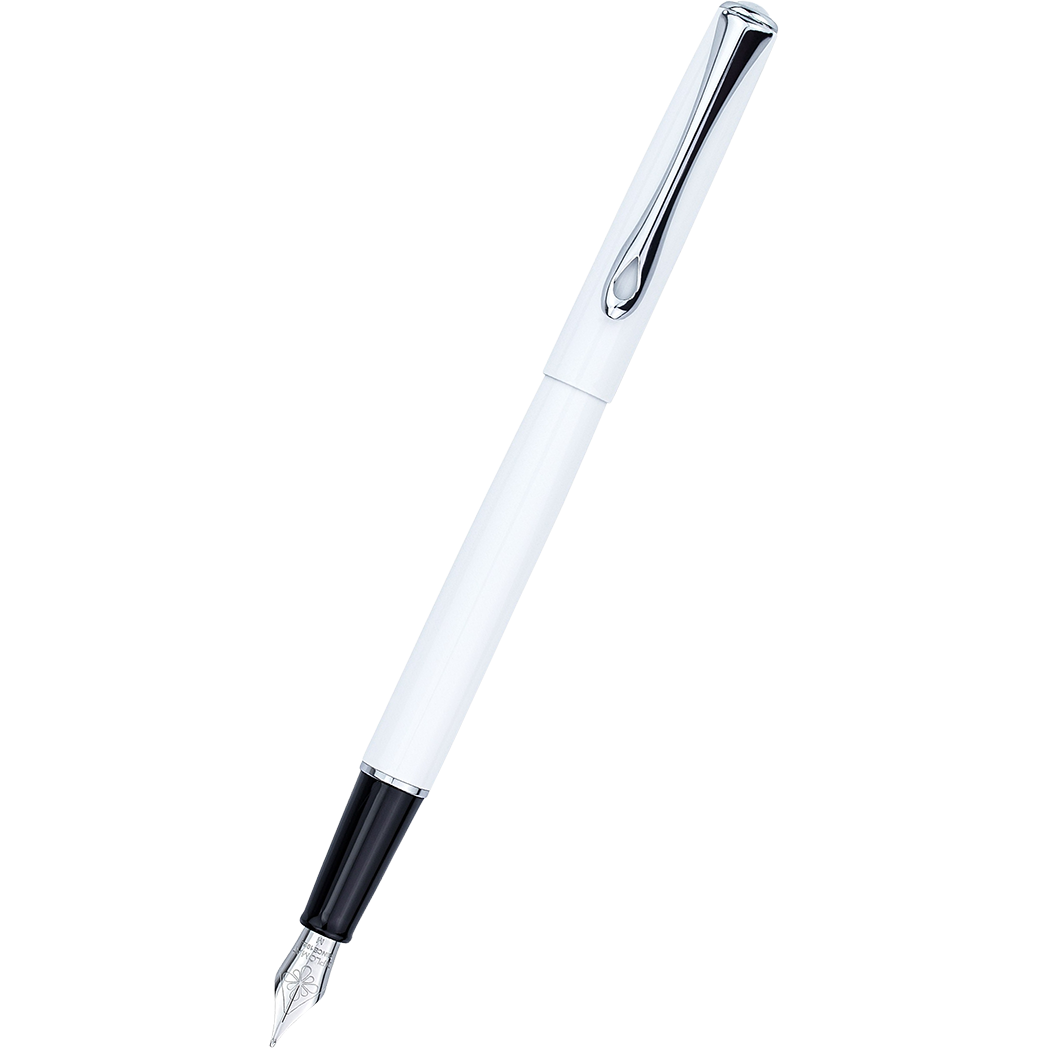 Diplomat Traveller Fountain Pen - Snowwhite-Pen Boutique Ltd