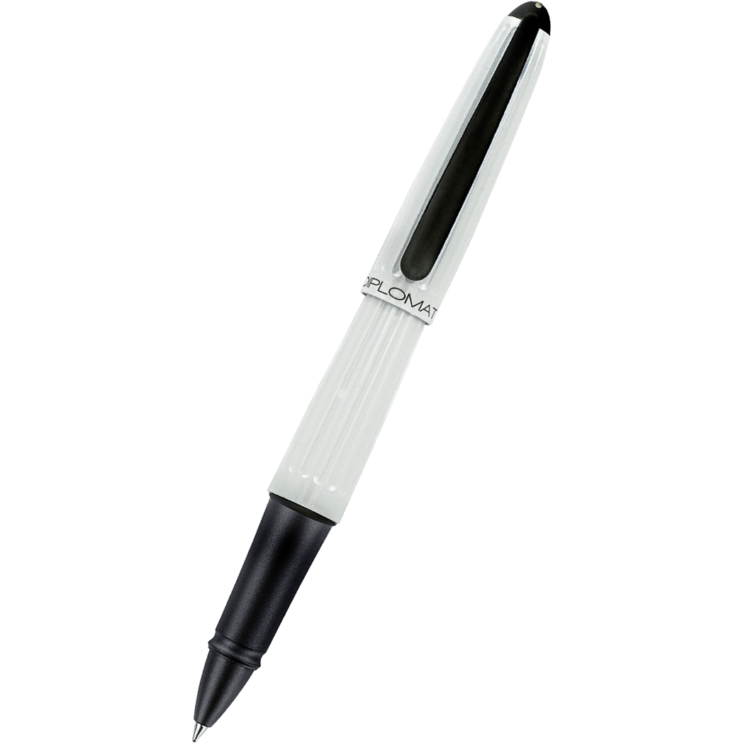 Diplomat Aero Rollerball Pen - Lacquer White-Pen Boutique Ltd