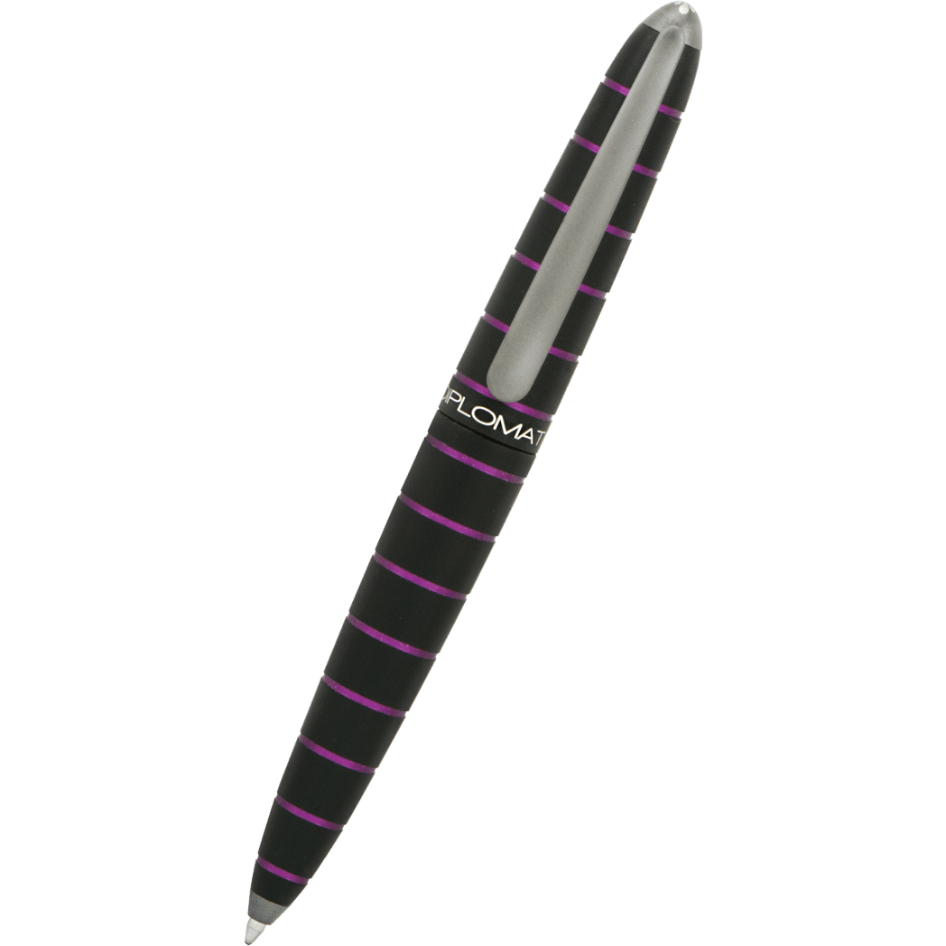 Diplomat Elox Ring Ballpoint Pen - Purple - Pen Boutique Ltd