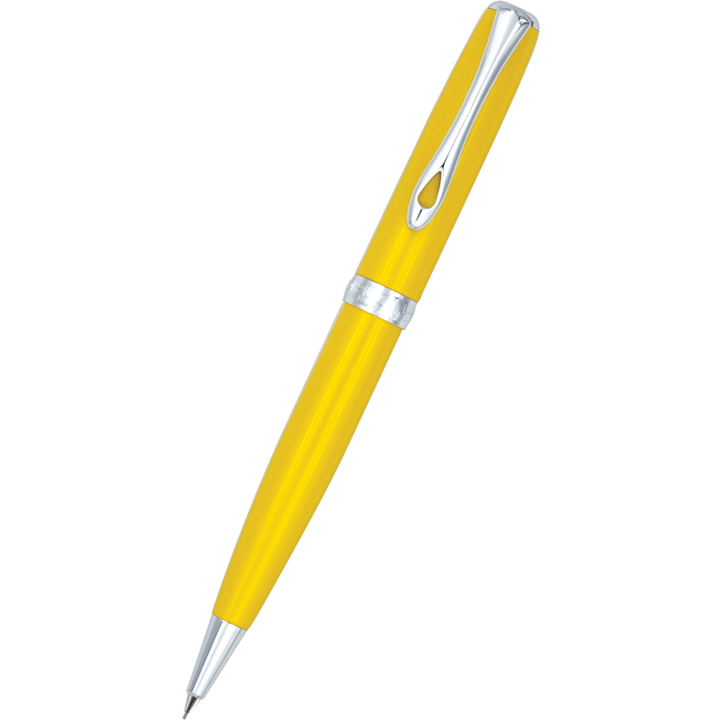 Diplomat Excellence A2 Yellow/Chrome Mechanical Pencil 0.7 mm-Pen Boutique Ltd