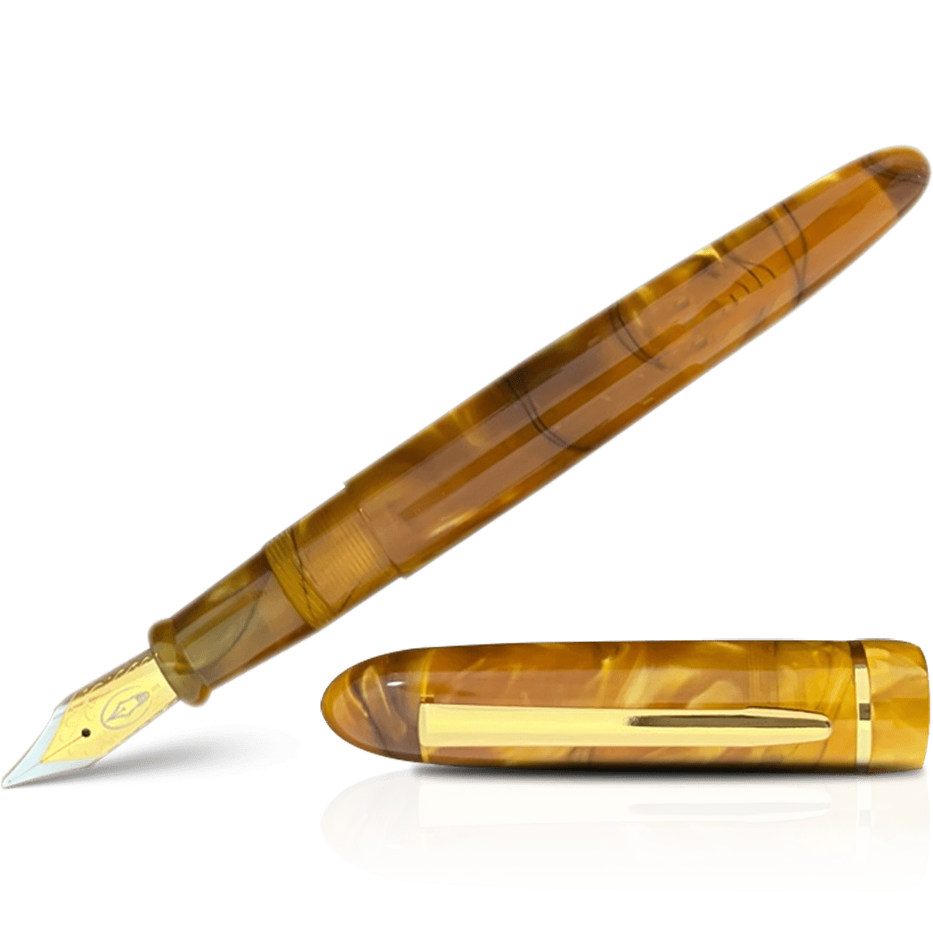 Edison Menlo Fountain Pen - Sweet Honey-Pen Boutique Ltd