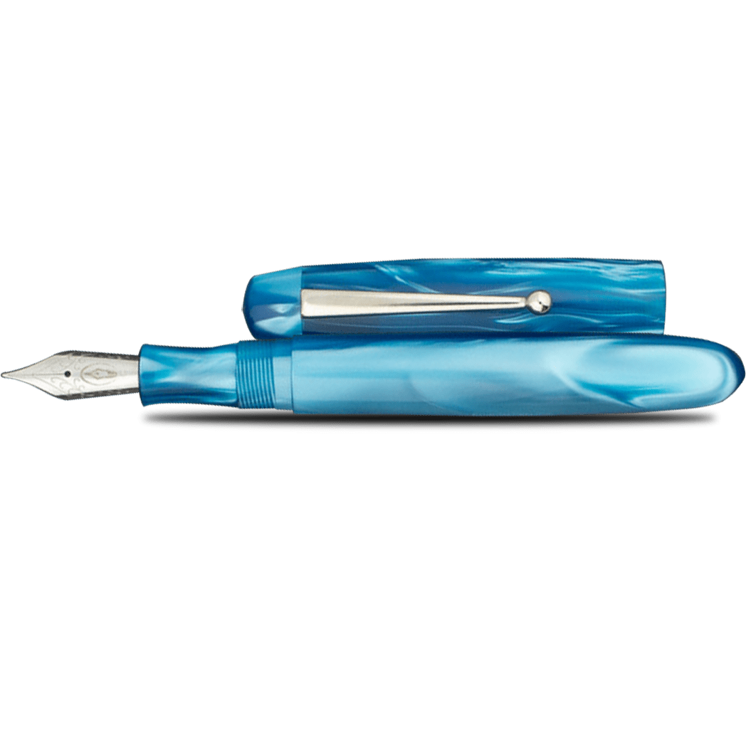 Edison Collier Fountain Pen - Azure Skies - 18K Nib-Pen Boutique Ltd