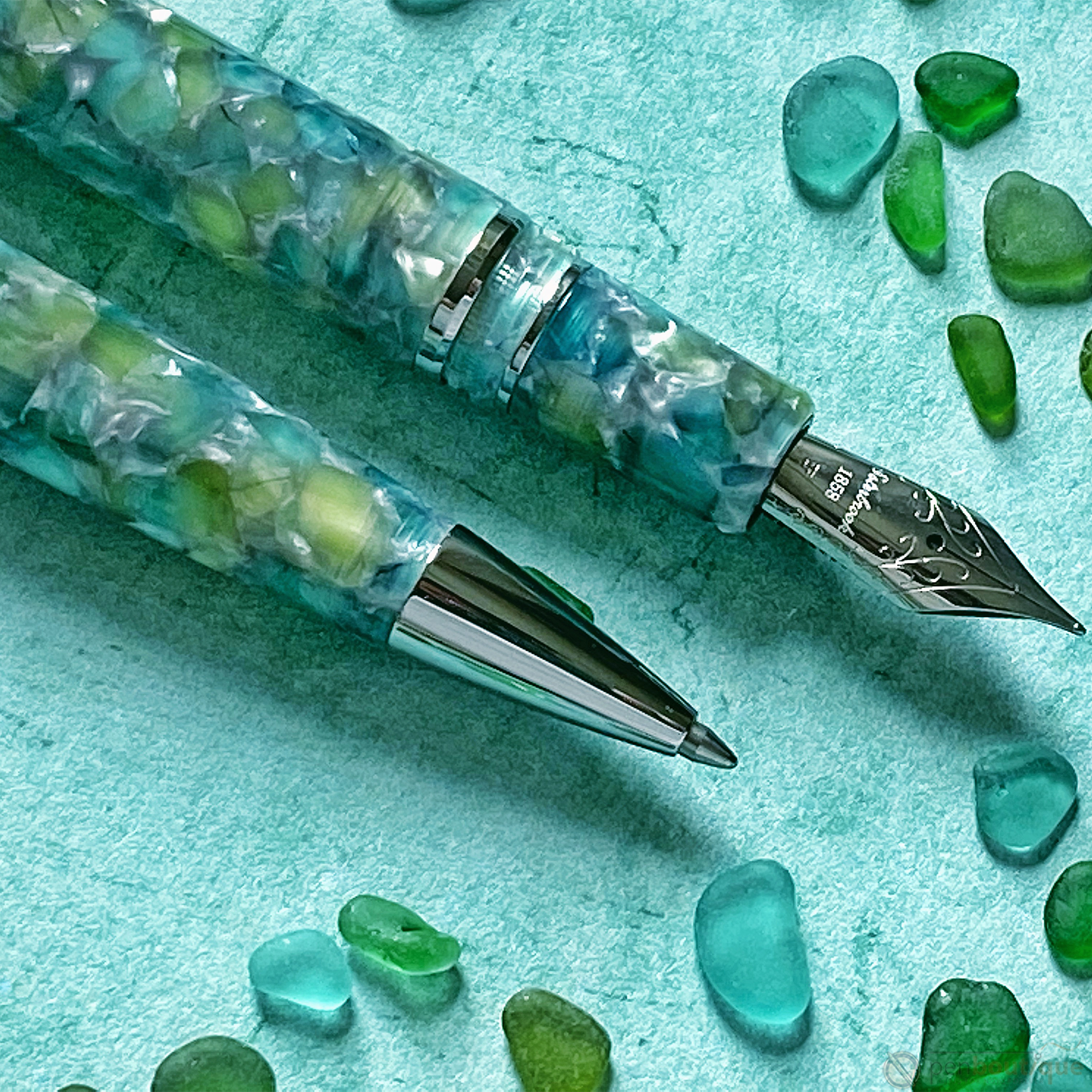 Esterbrook Estie Fountain Pen - Sea Glass - Palladium Trim-Pen Boutique Ltd