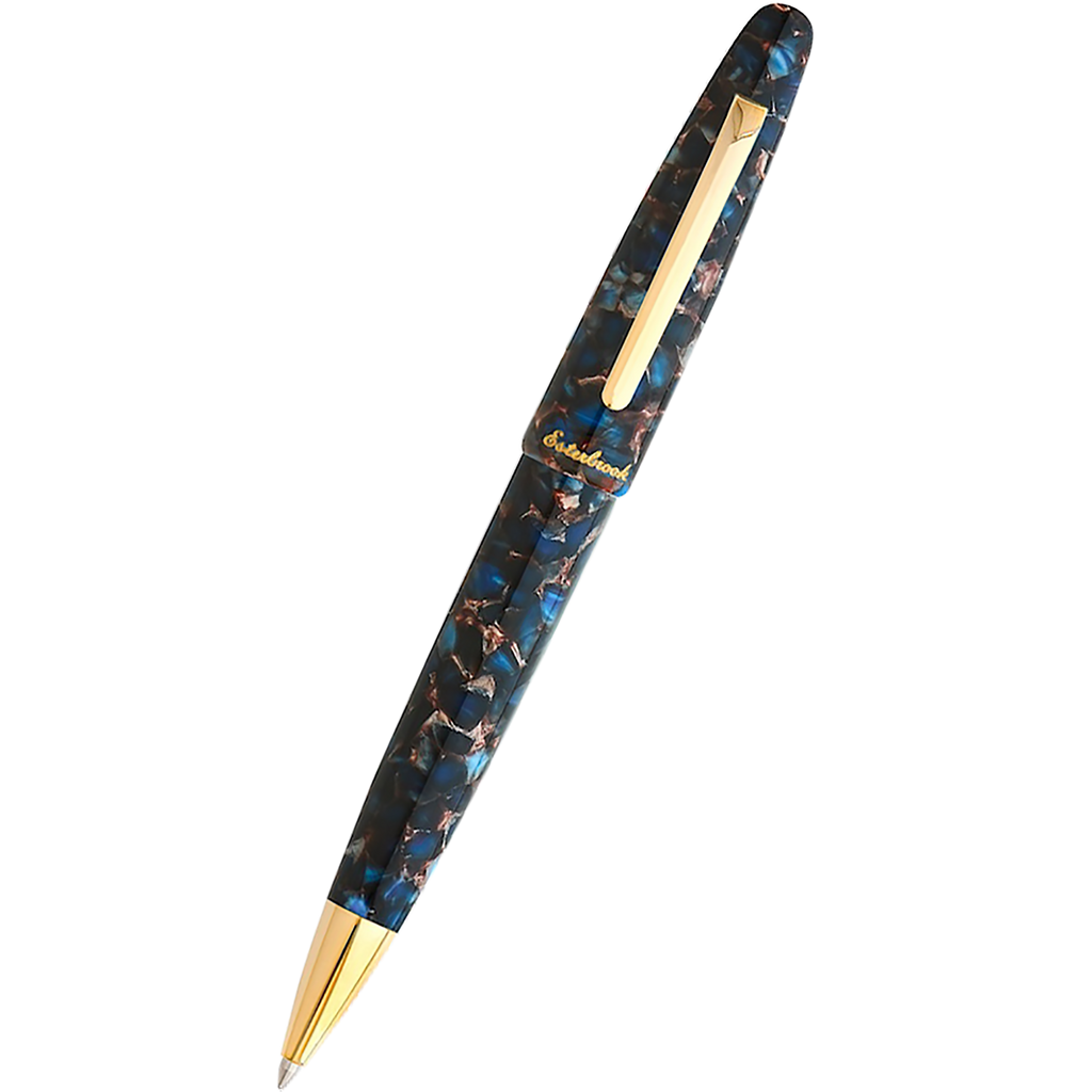 Esterbrook Estie Ballpoint Pen - Nouveau Bleu - Gold Trim-Pen Boutique Ltd