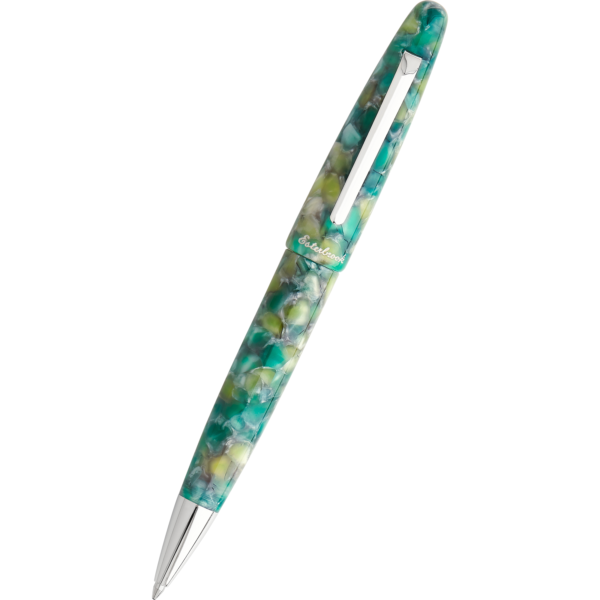 Esterbrook Estie Ballpoint Pen - Sea Glass - Palladium Trim-Pen Boutique Ltd