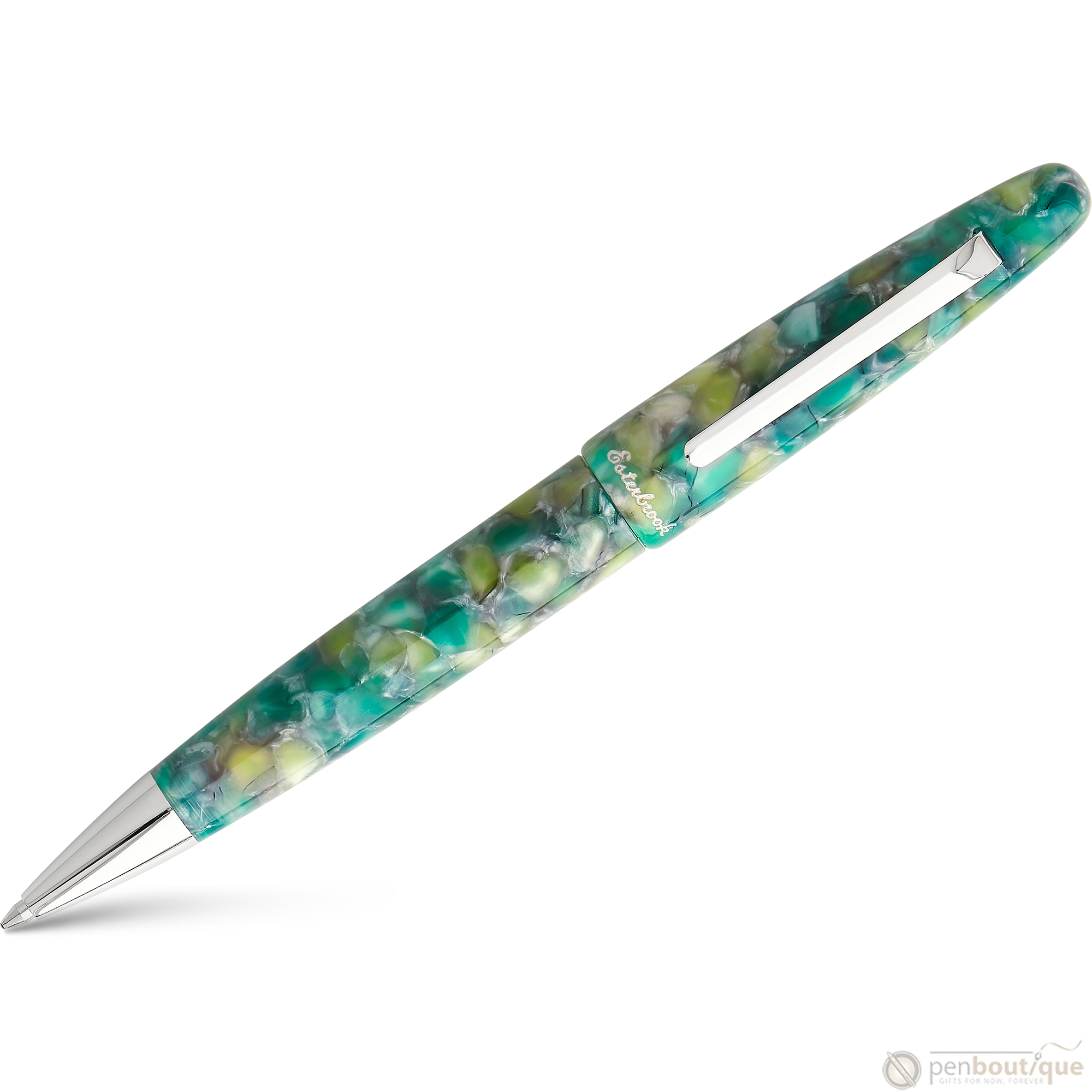 Esterbrook Estie Ballpoint Pen - Sea Glass - Palladium Trim-Pen Boutique Ltd