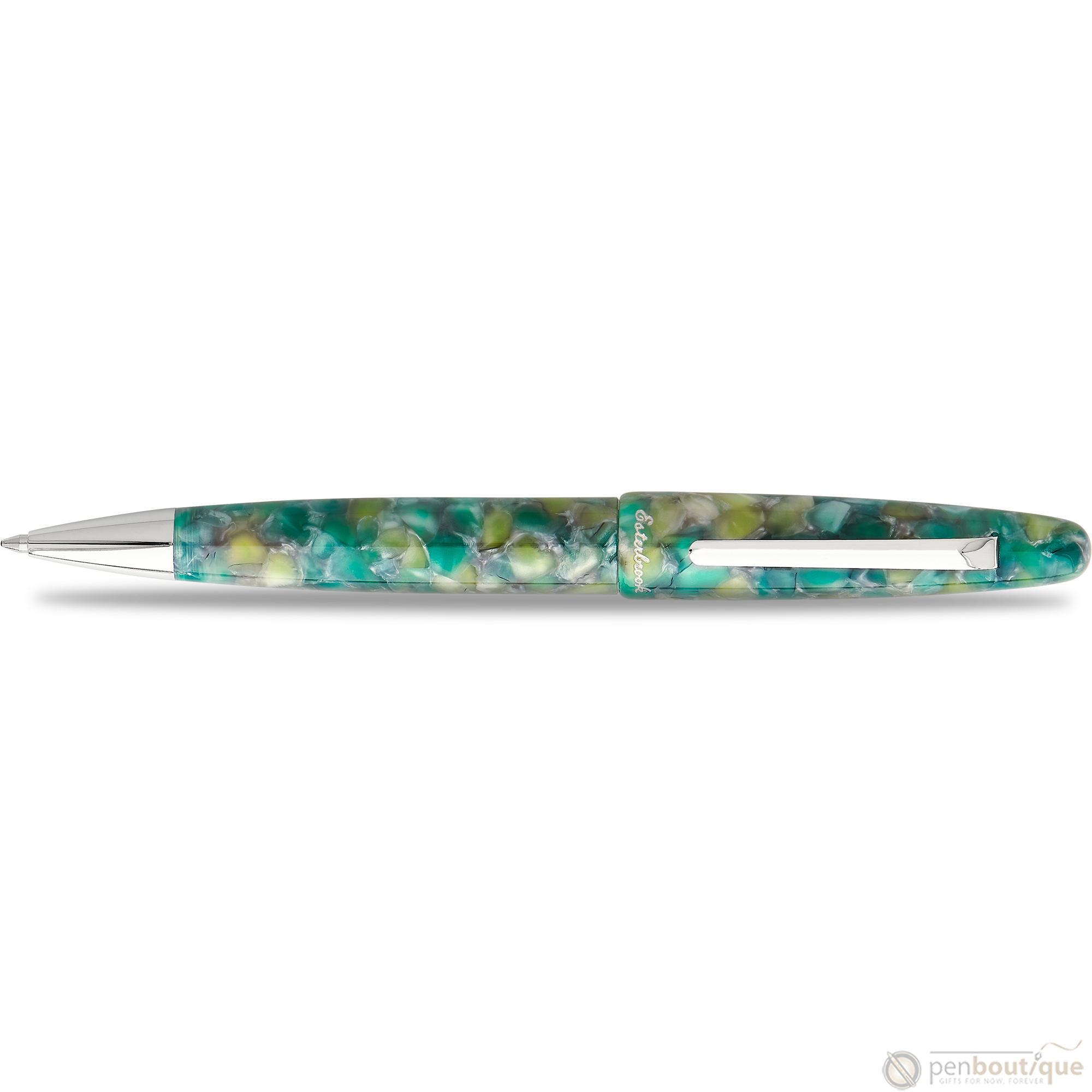 Esterbrook Estie Ballpoint Pen - Sea Glass - Palladium Trim-Pen Boutique Ltd