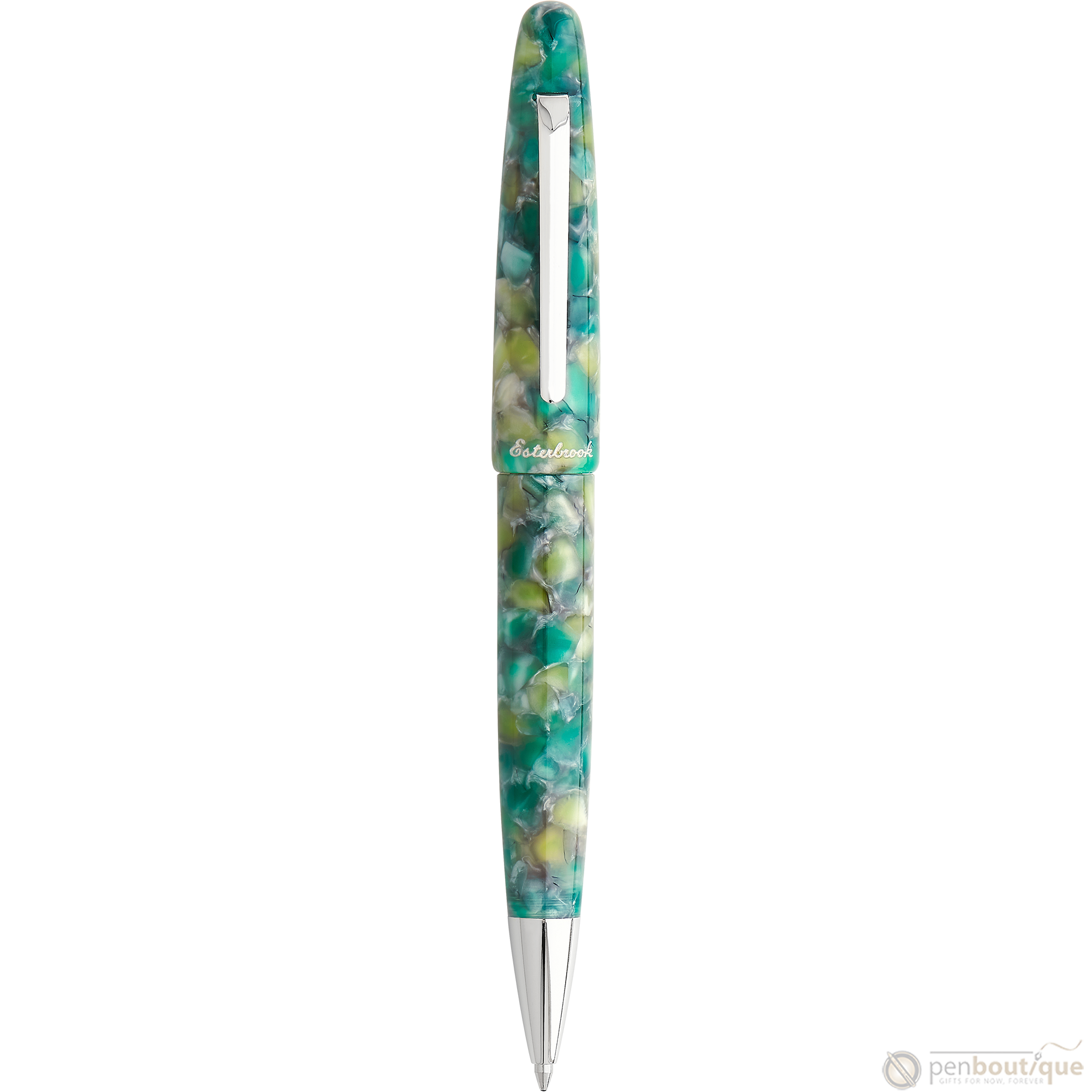 Esterbrook Estie Ballpoint Pen - Sea Glass - Palladium Trim-Pen Boutique Ltd