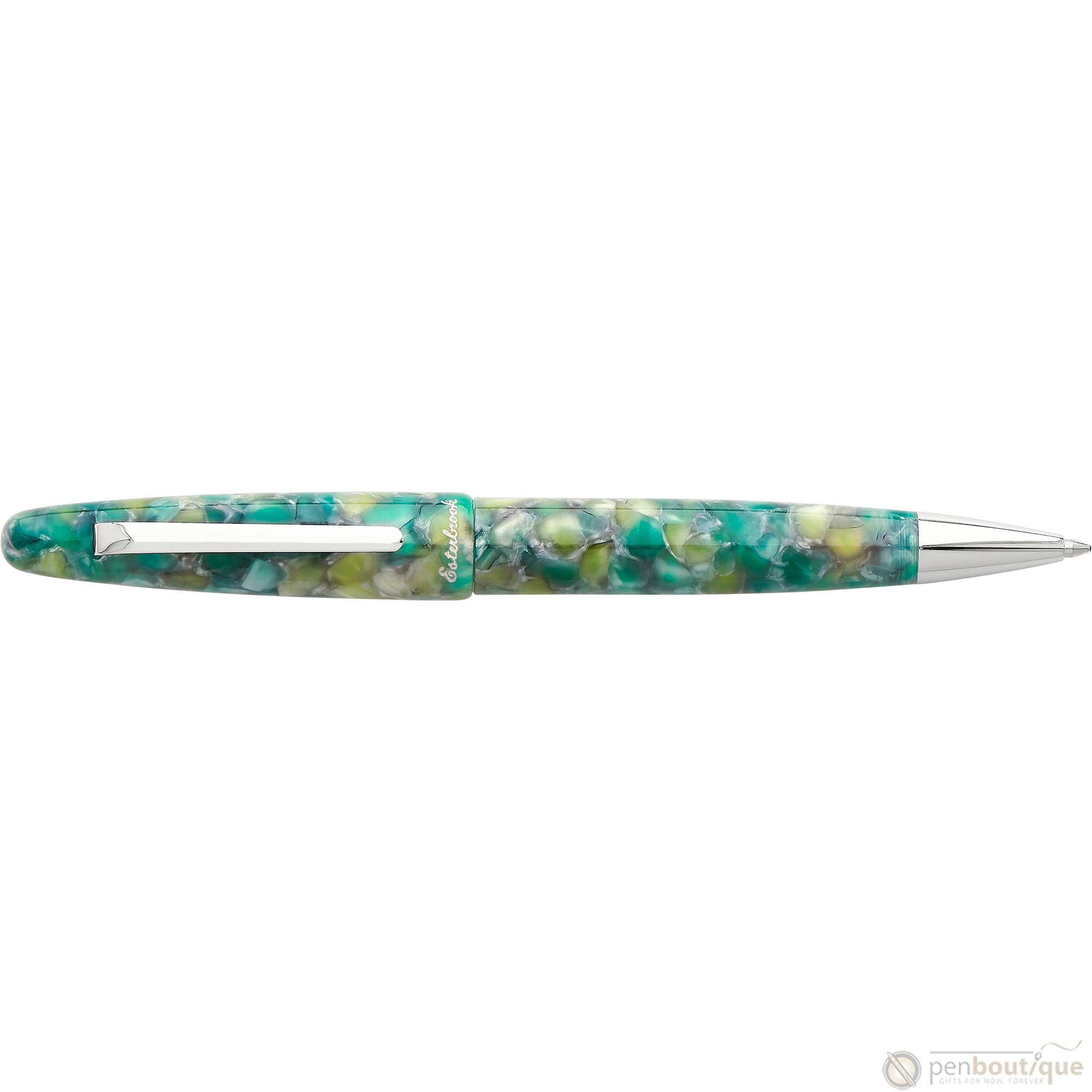 Esterbrook Estie Ballpoint Pen - Sea Glass - Palladium Trim-Pen Boutique Ltd