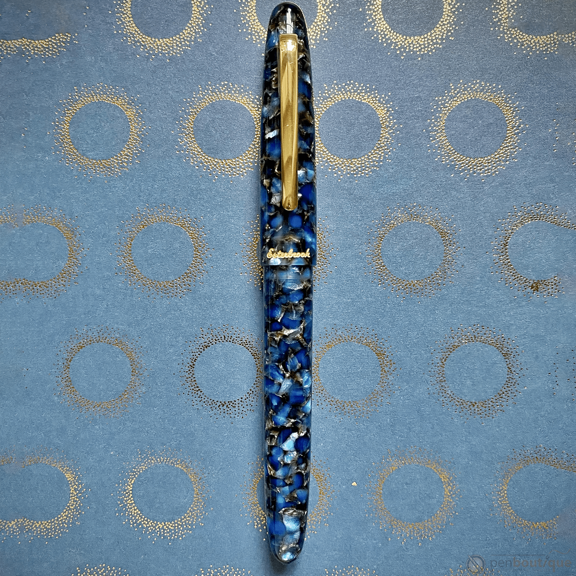 Esterbrook Estie Rollerball Pen - Nouveau Bleu - Gold Trim - Pen Boutique Ltd