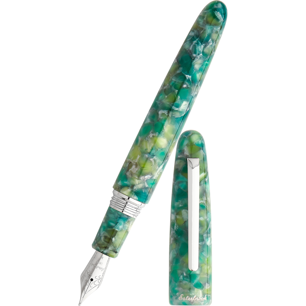 Esterbrook Estie Fountain Pen - Sea Glass - Palladium Trim - Oversized-Pen Boutique Ltd
