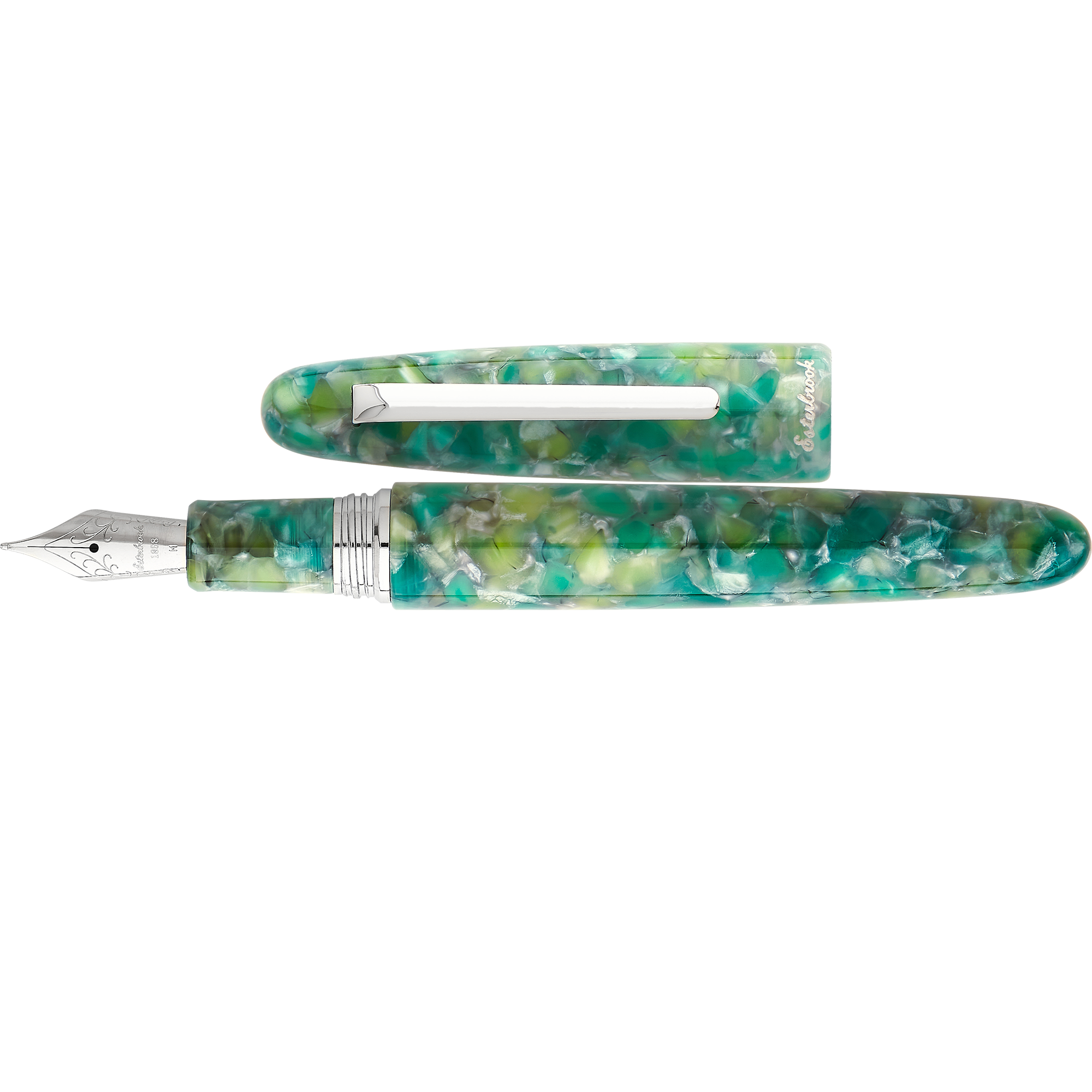 Esterbrook Estie Fountain Pen - Sea Glass - Palladium Trim - Oversized-Pen Boutique Ltd