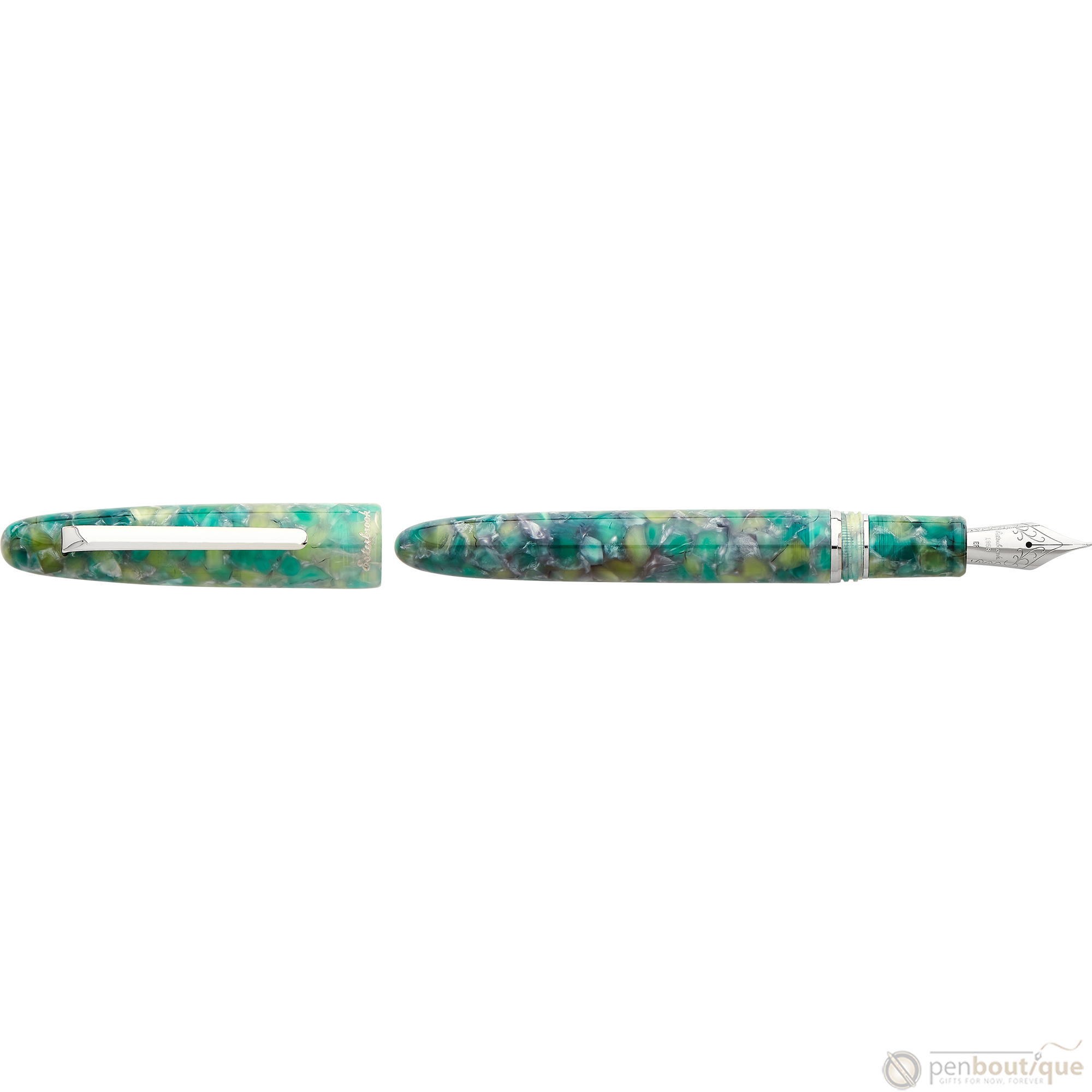 Esterbrook Estie Fountain Pen - Sea Glass - Palladium Trim-Pen Boutique Ltd