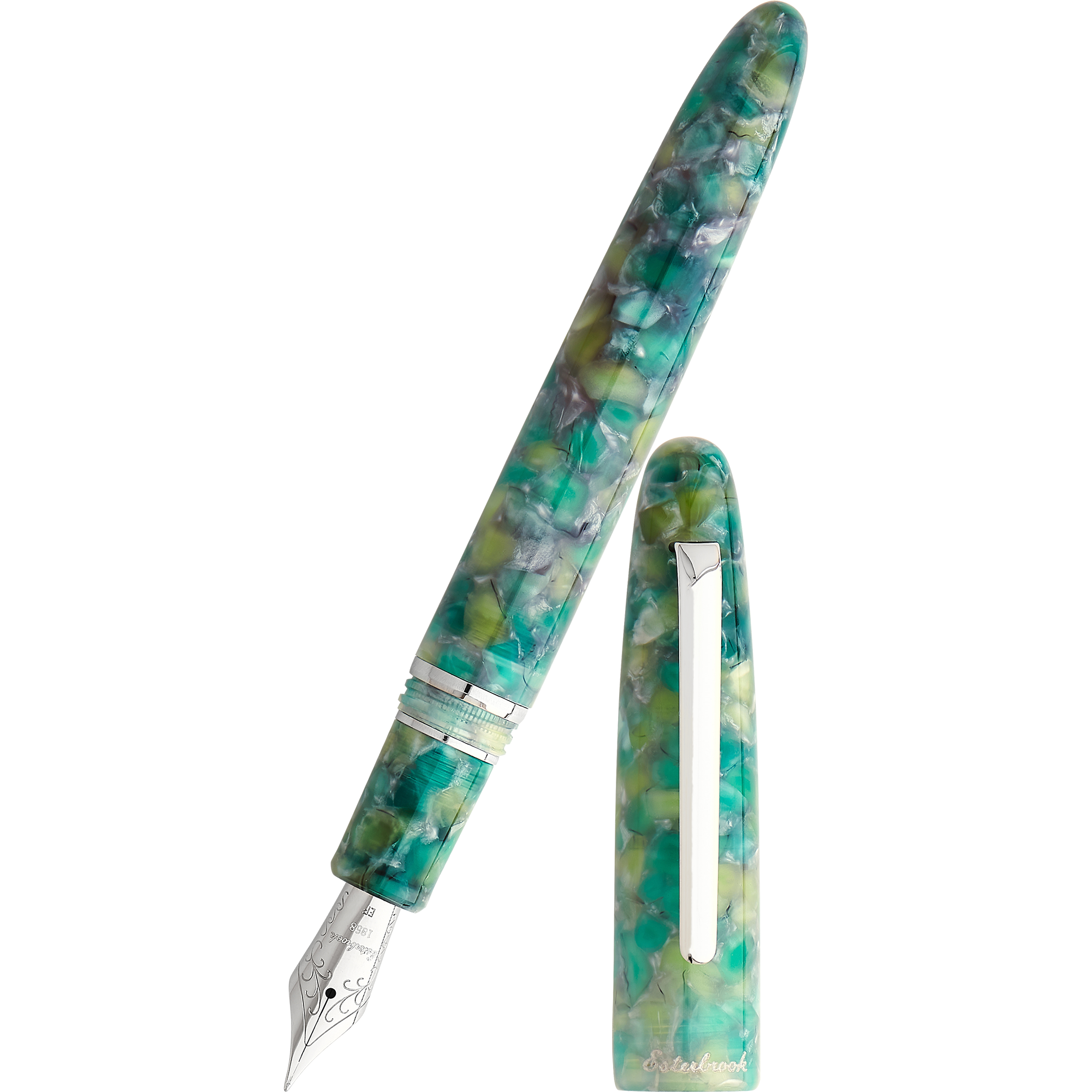 Esterbrook Estie Fountain Pen - Sea Glass - Palladium Trim-Pen Boutique Ltd