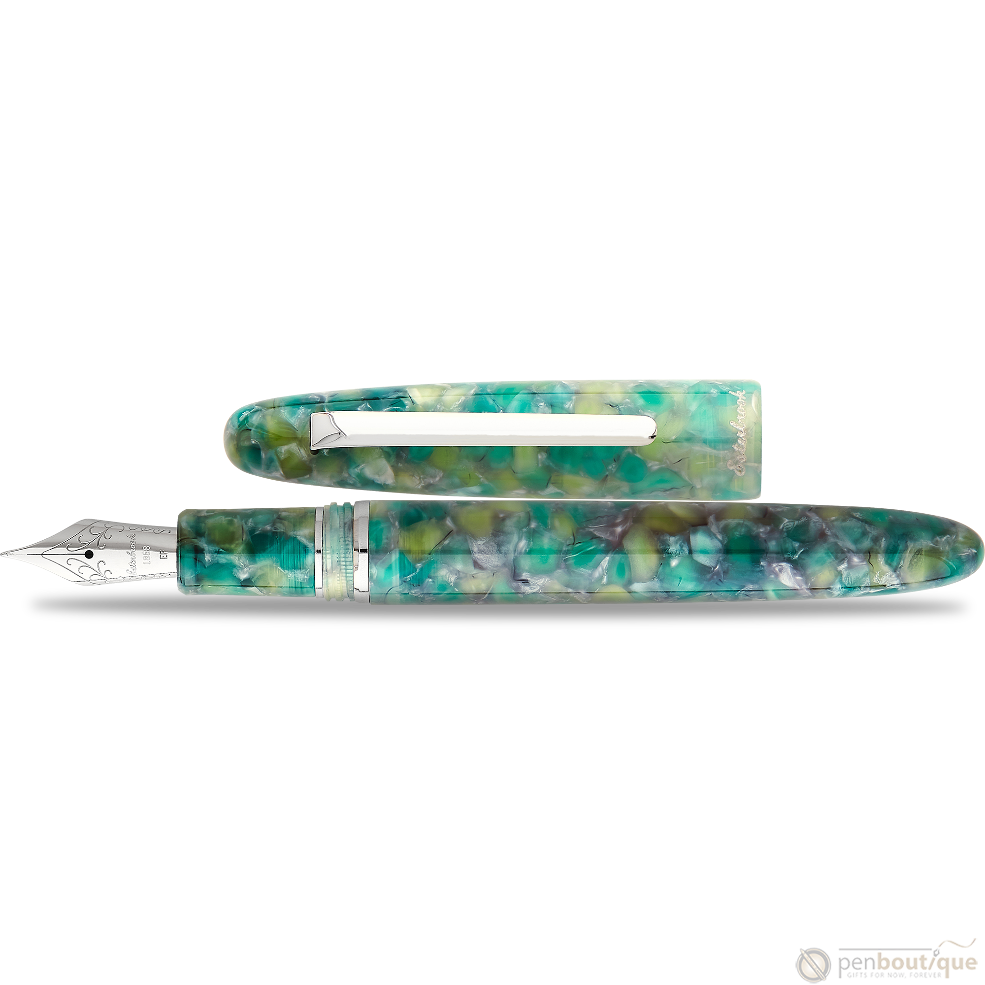 Esterbrook Estie Fountain Pen - Sea Glass - Palladium Trim-Pen Boutique Ltd