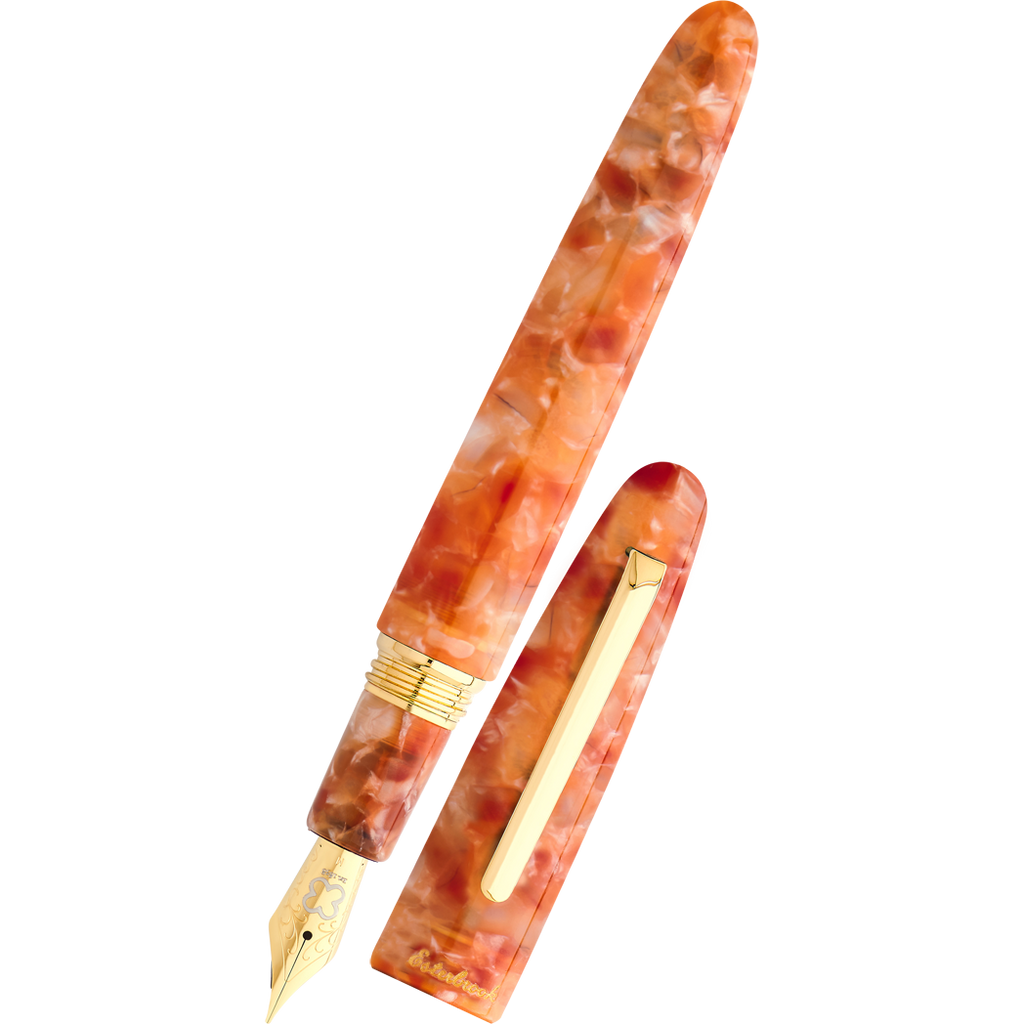 Esterbrook Estie Fountain Pen - Petrified Forest - Gold Trim (Oversized)-Pen Boutique Ltd
