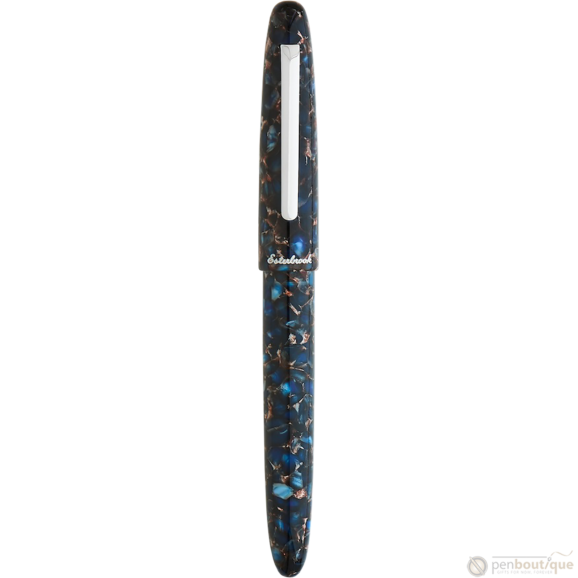 Esterbrook Estie Rollerball Pen - Nouveau Bleu - Palladium Trim-Pen Boutique Ltd