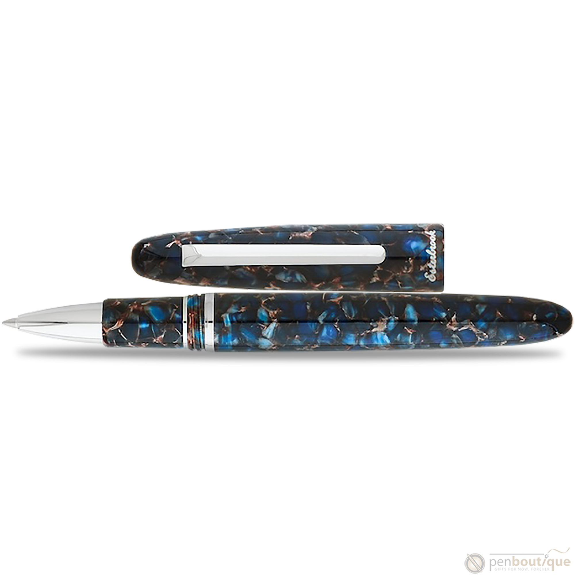 Esterbrook Estie Rollerball Pen - Nouveau Bleu - Palladium Trim-Pen Boutique Ltd