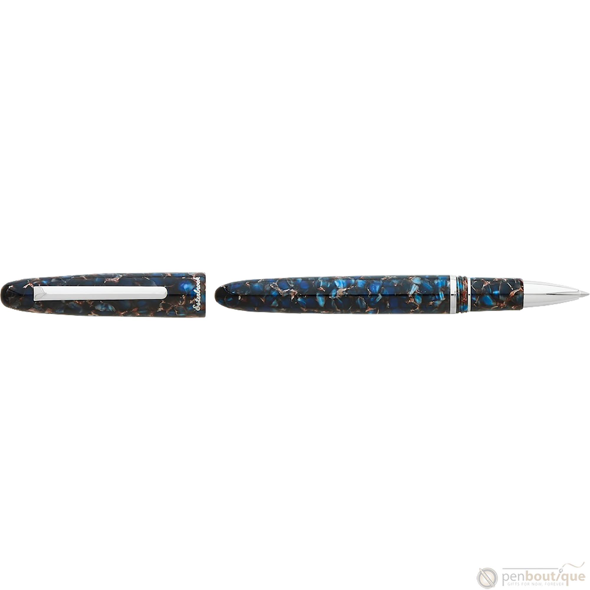 Esterbrook Estie Rollerball Pen - Nouveau Bleu - Palladium Trim-Pen Boutique Ltd