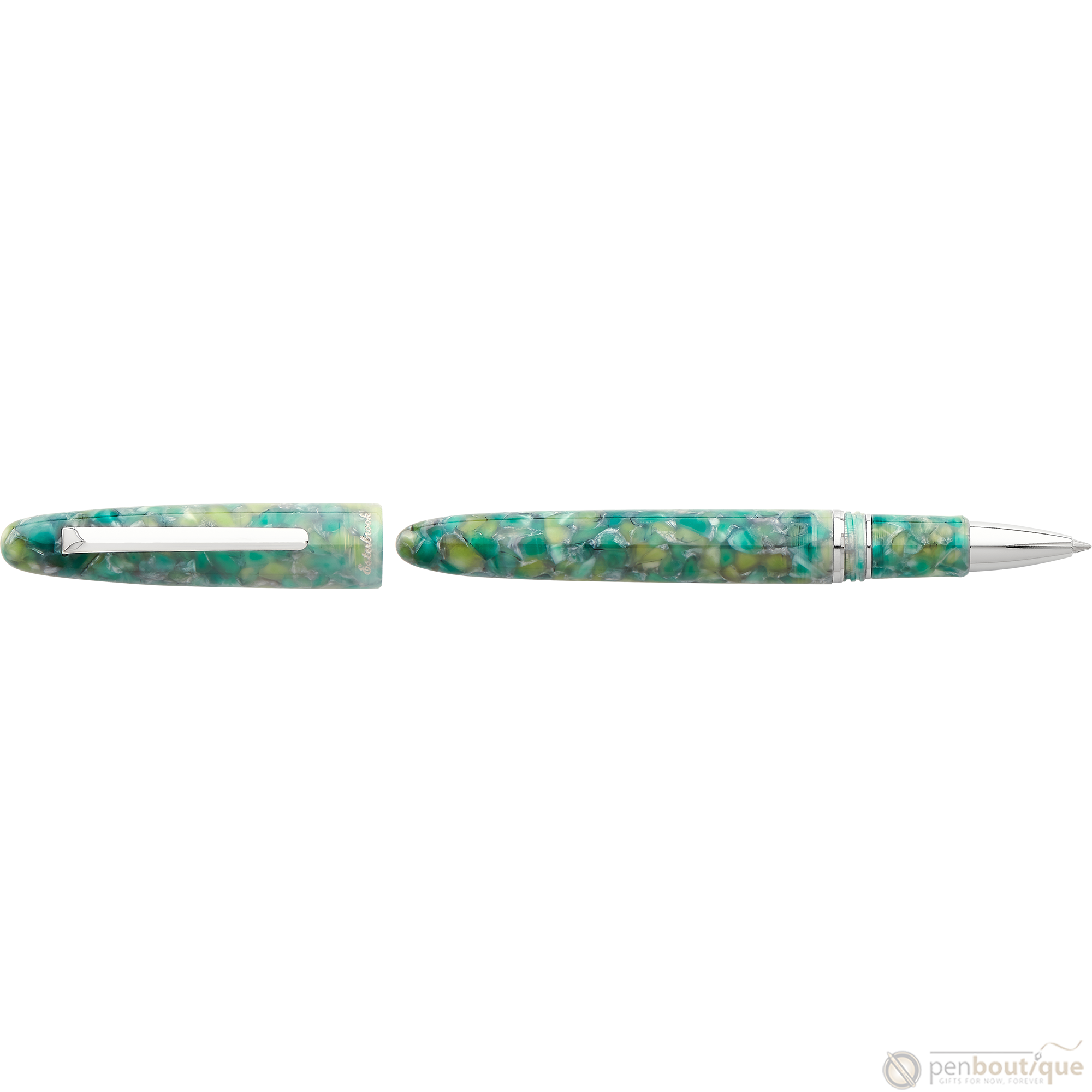 Esterbrook Estie Rollerball Pen - Sea Glass - Palladium Trim-Pen Boutique Ltd