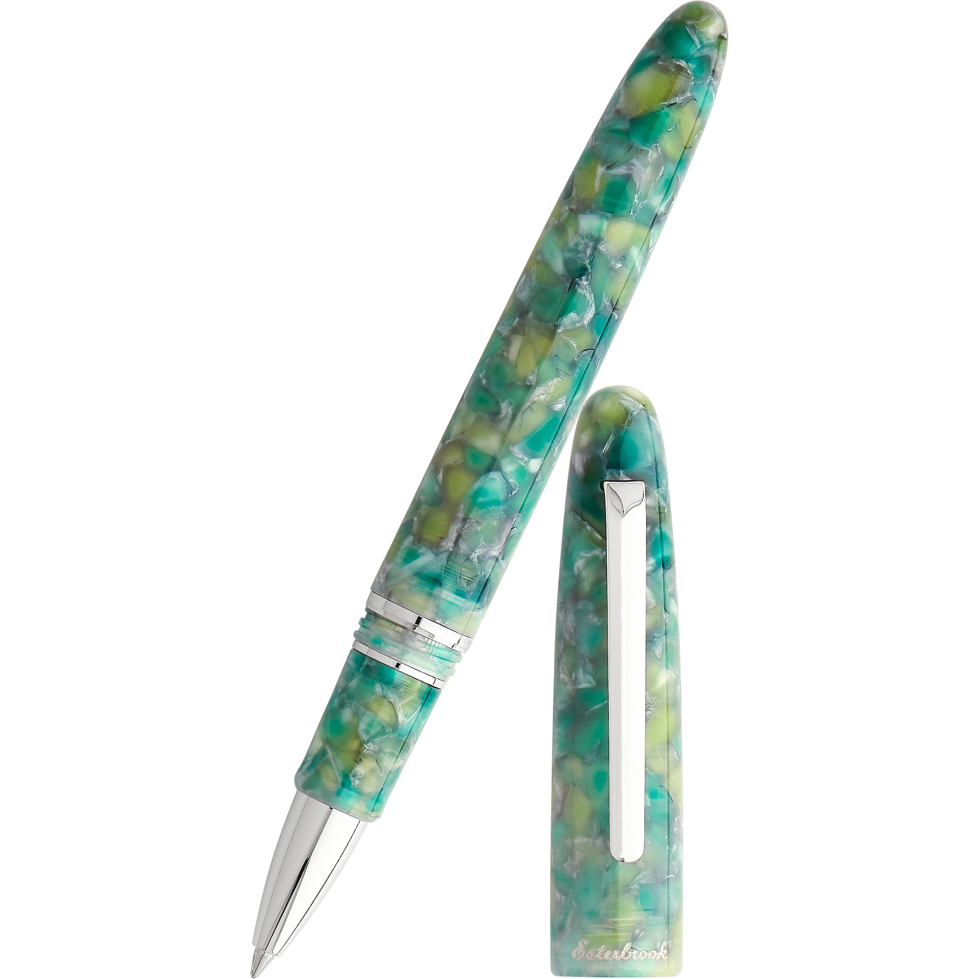 Esterbrook Estie Rollerball Pen - Sea Glass - Palladium Trim-Pen Boutique Ltd