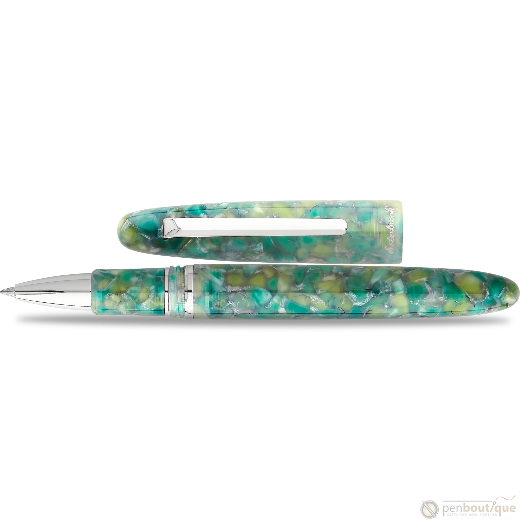 Esterbrook Estie Rollerball Pen - Sea Glass - Palladium Trim-Pen Boutique Ltd