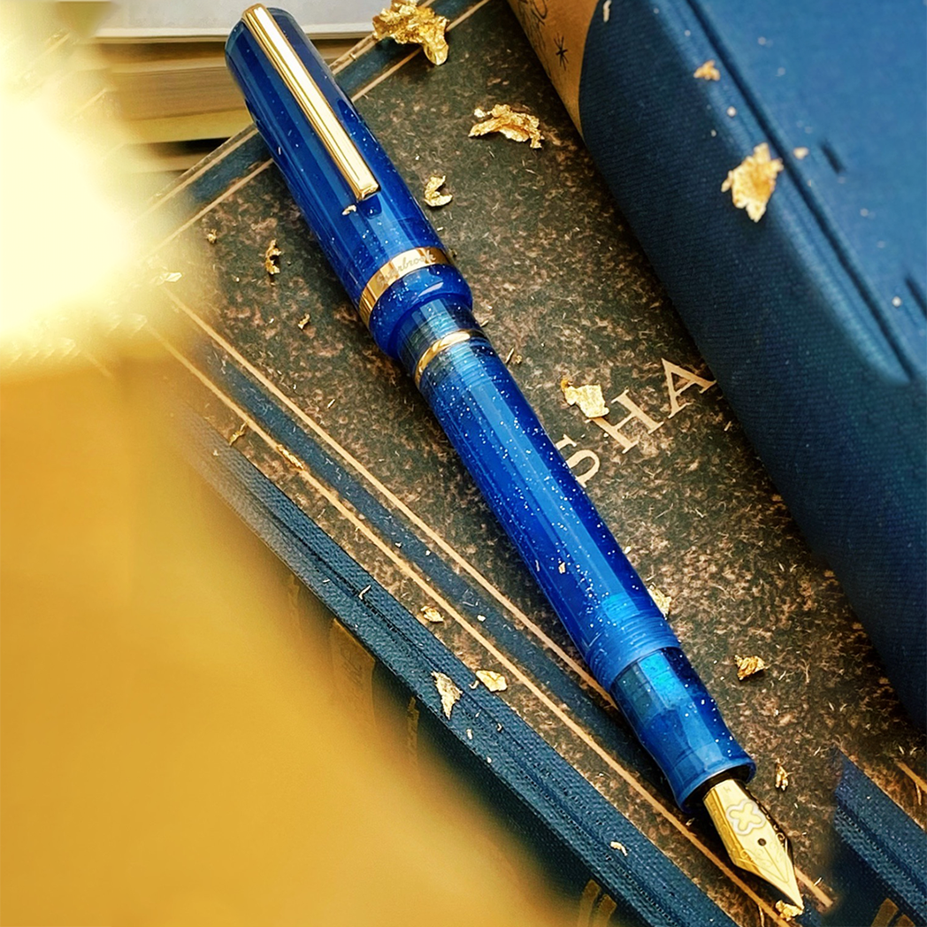 Esterbrook JR Fountain Pen - Fantasia - Limited Edition - Gold Trim - Pocket-Pen Boutique Ltd