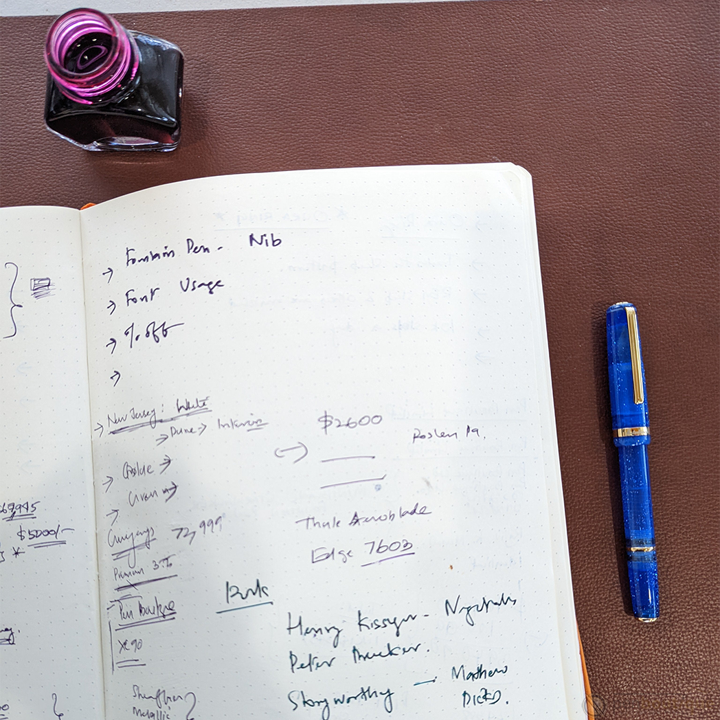 Esterbrook JR Fountain Pen - Fantasia - Limited Edition - Gold Trim - Pocket-Pen Boutique Ltd