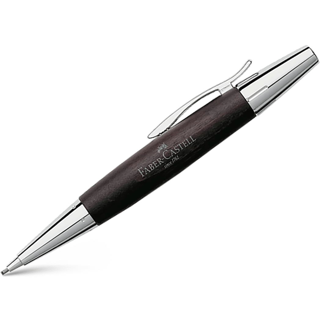 Faber-Castell Design E-Motion Pencil Pearwood Dark Brown - Pen Boutique Ltd