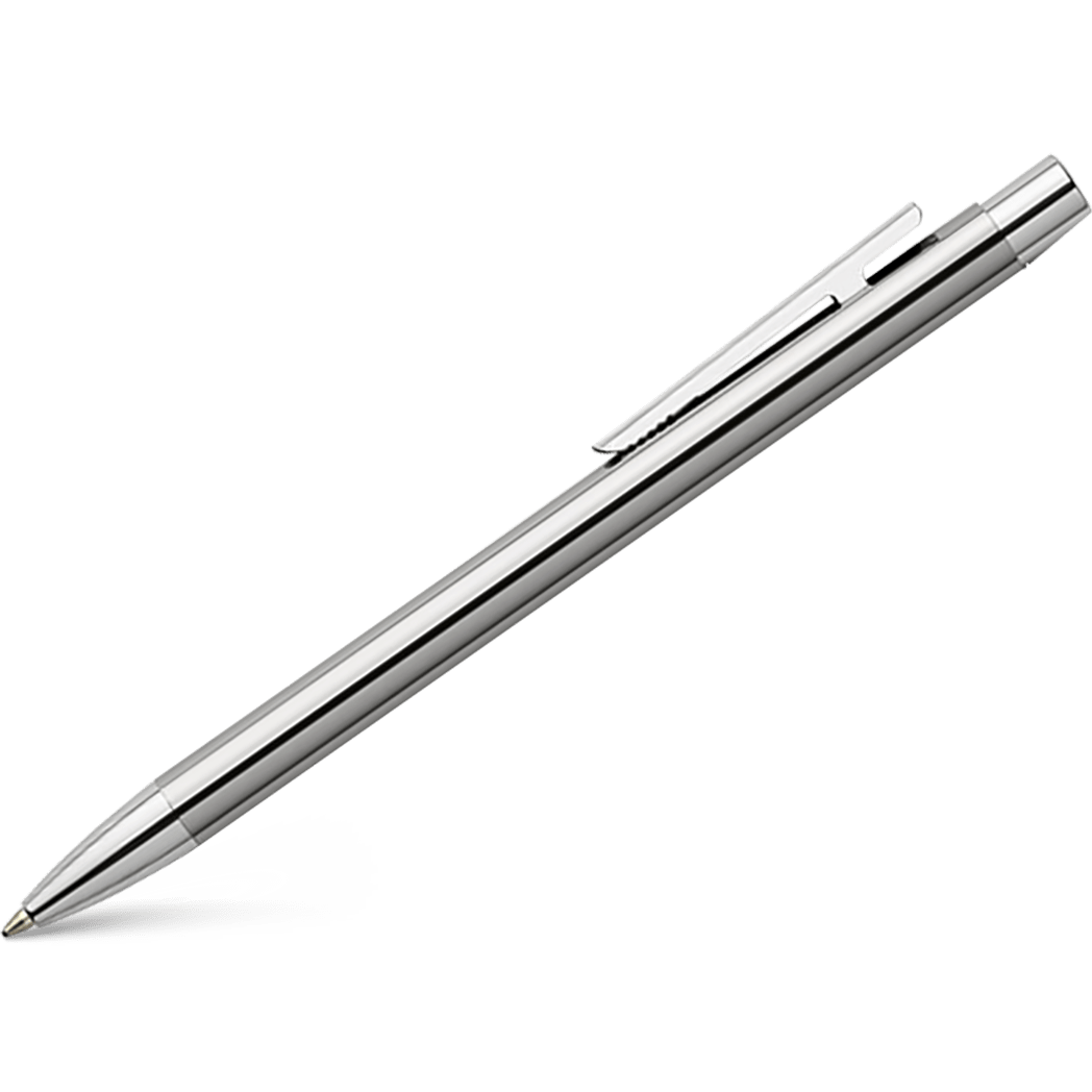 Faber-Castell NEO Slim Ballpoint Pen - Polished Stainless Steel - Pen Boutique Ltd
