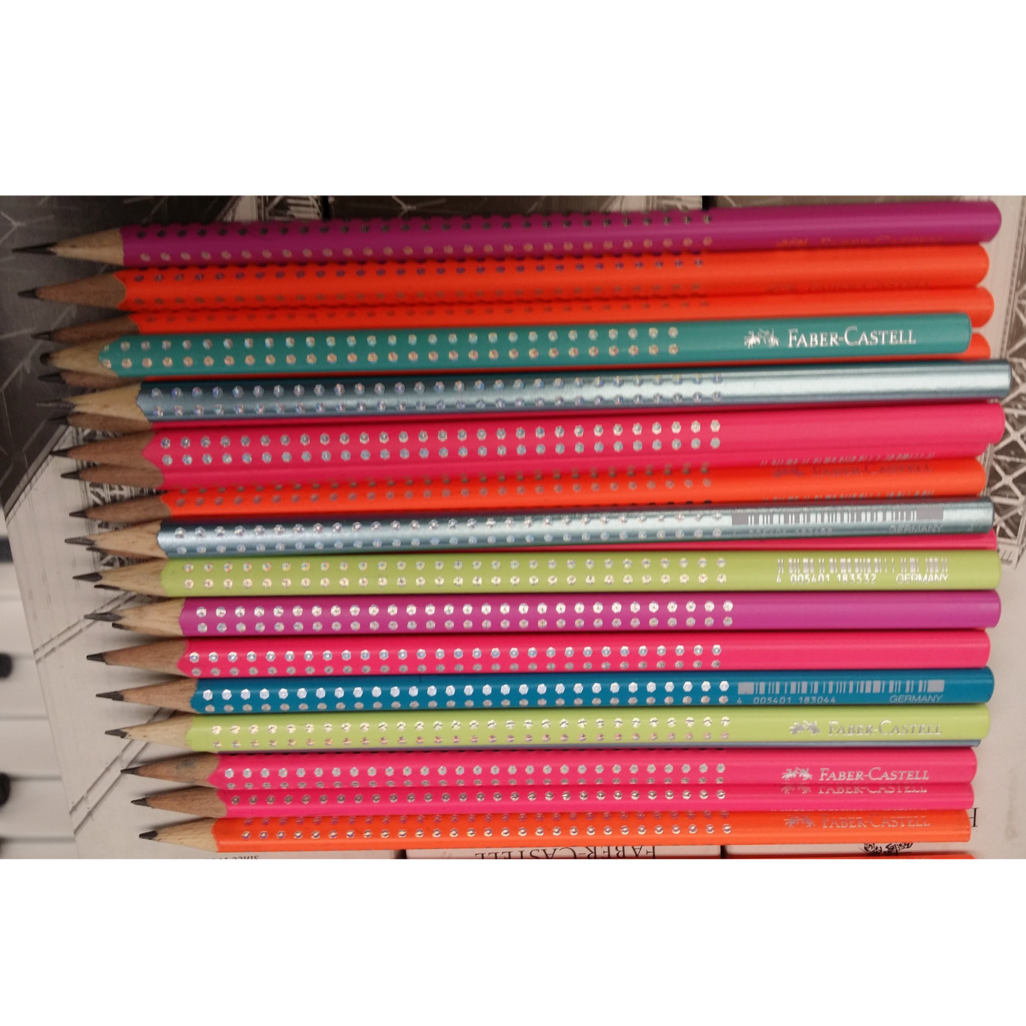 Faber-Castell Sparkle Pencil - Assorted Colour - Single - Pen Boutique Ltd