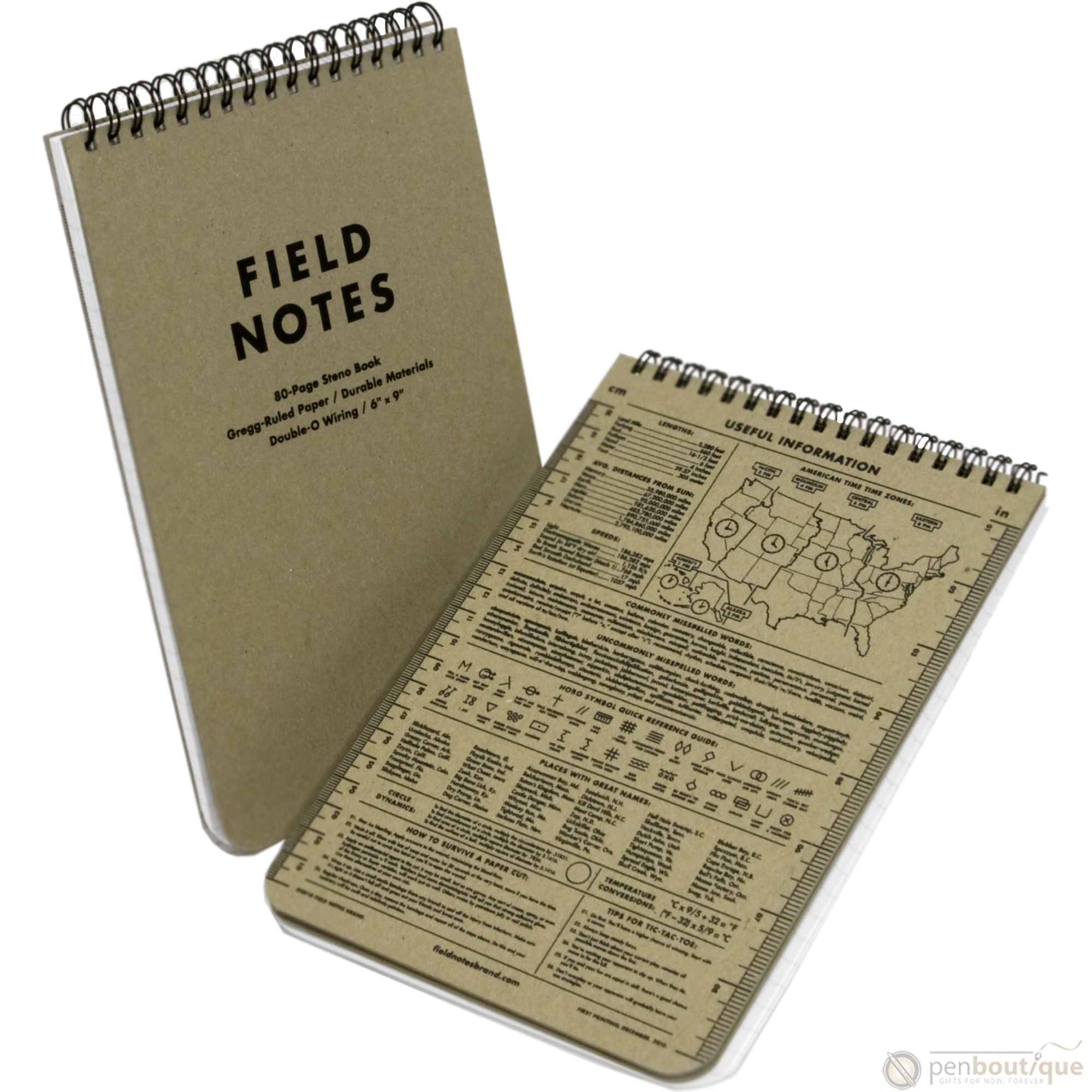 Field Notes Steno Pad 6" × 9"-Pen Boutique Ltd