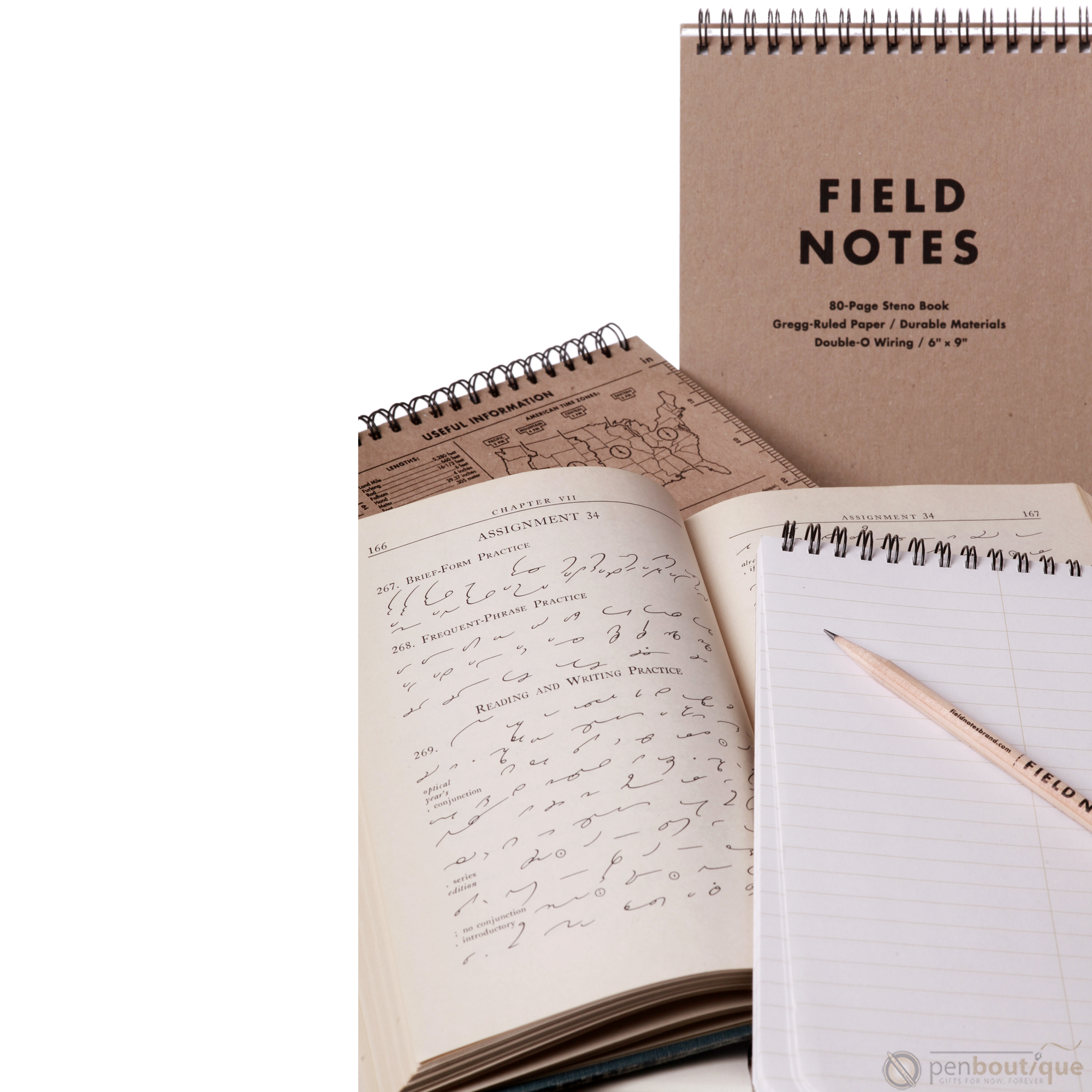 Field Notes Steno Pad 6" × 9"-Pen Boutique Ltd