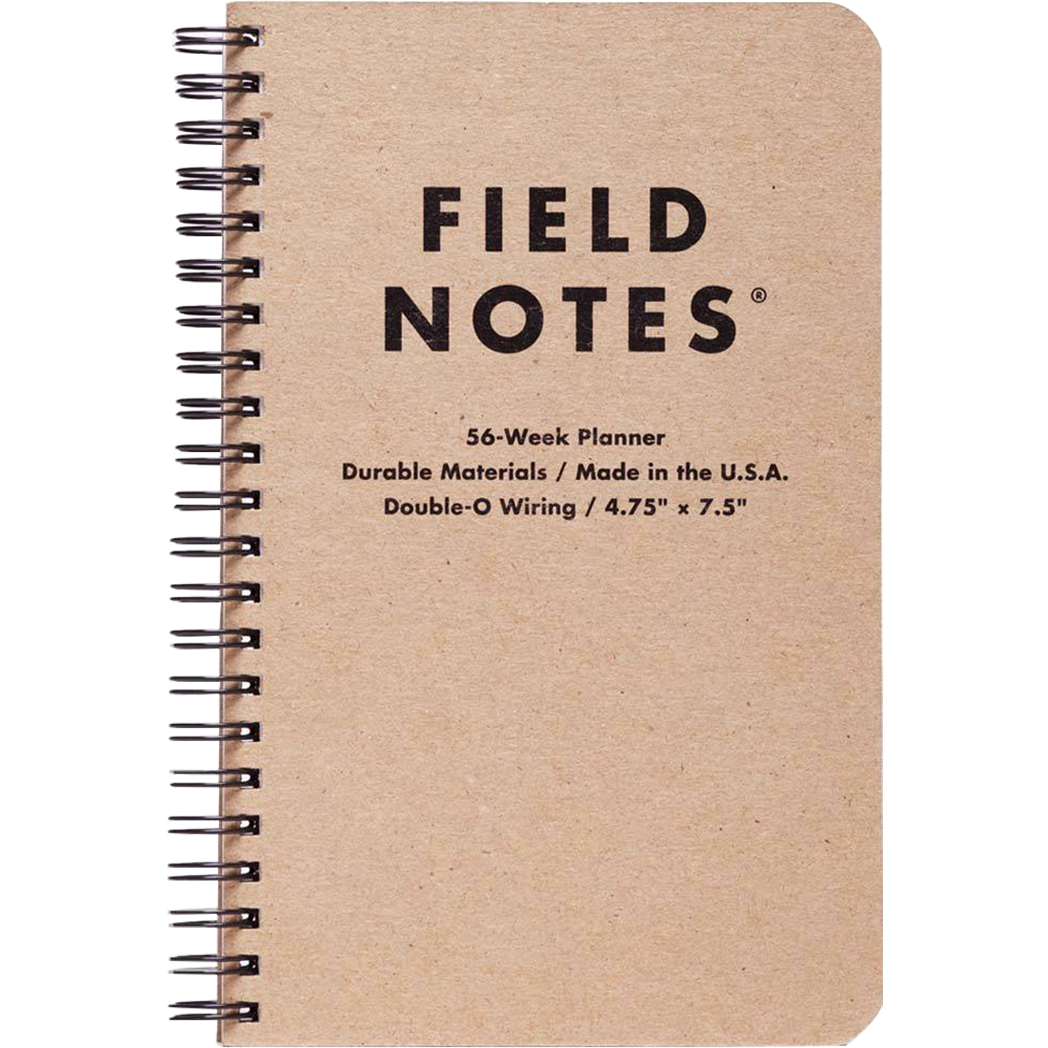 Field Notes 56-week Planner Fill-in-your-dates 4¾" x 7½"-Pen Boutique Ltd