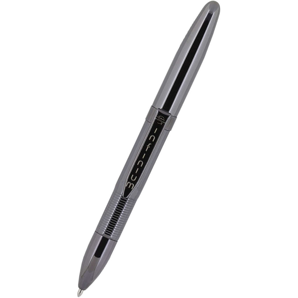 Fisher Space Infinium Titanium Nitride Ballpoint Pen with blue ink - Black-Pen Boutique Ltd