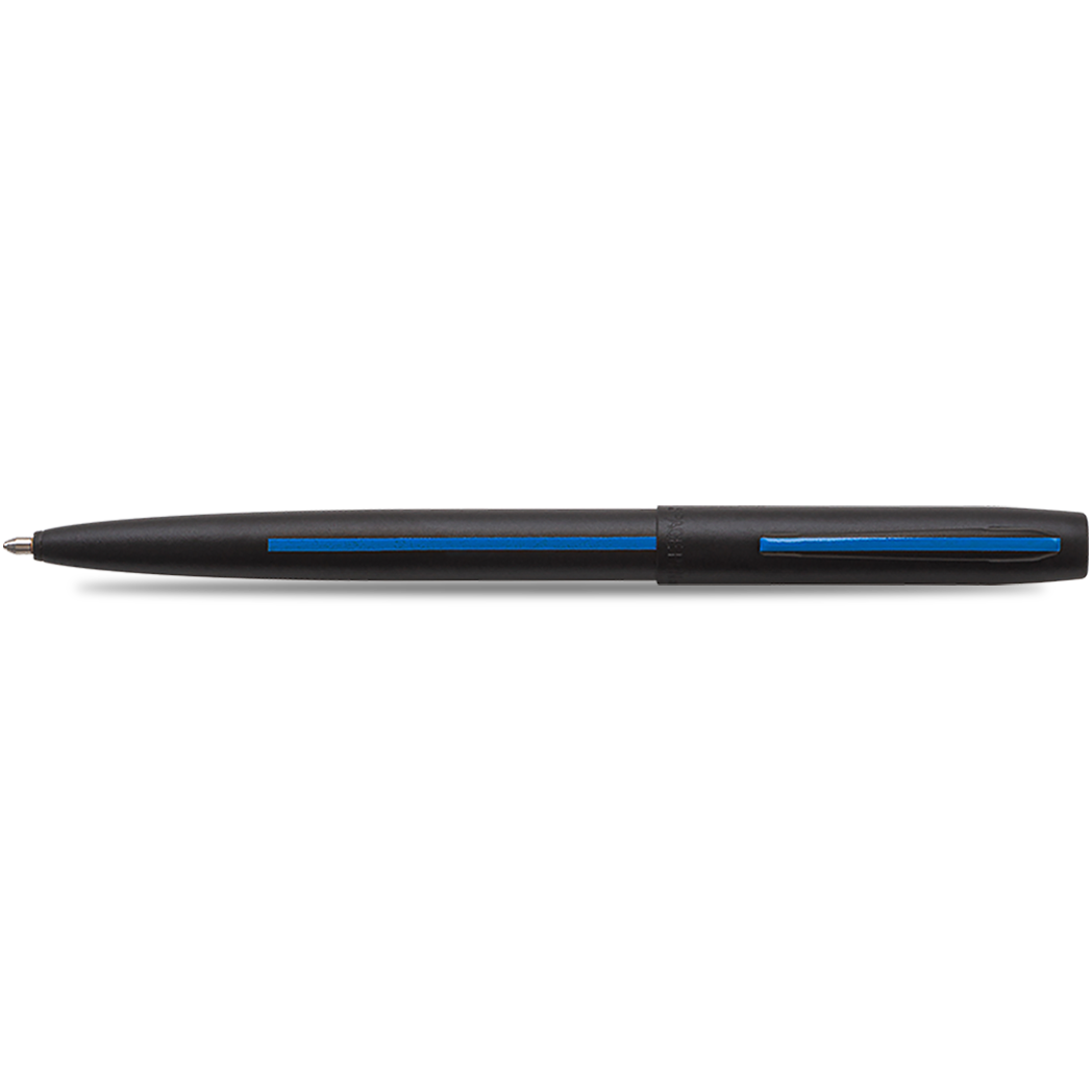 Fisher Space Cap-O-Matic Pen - Law Enforcement Blue Line Imprint-Pen Boutique Ltd