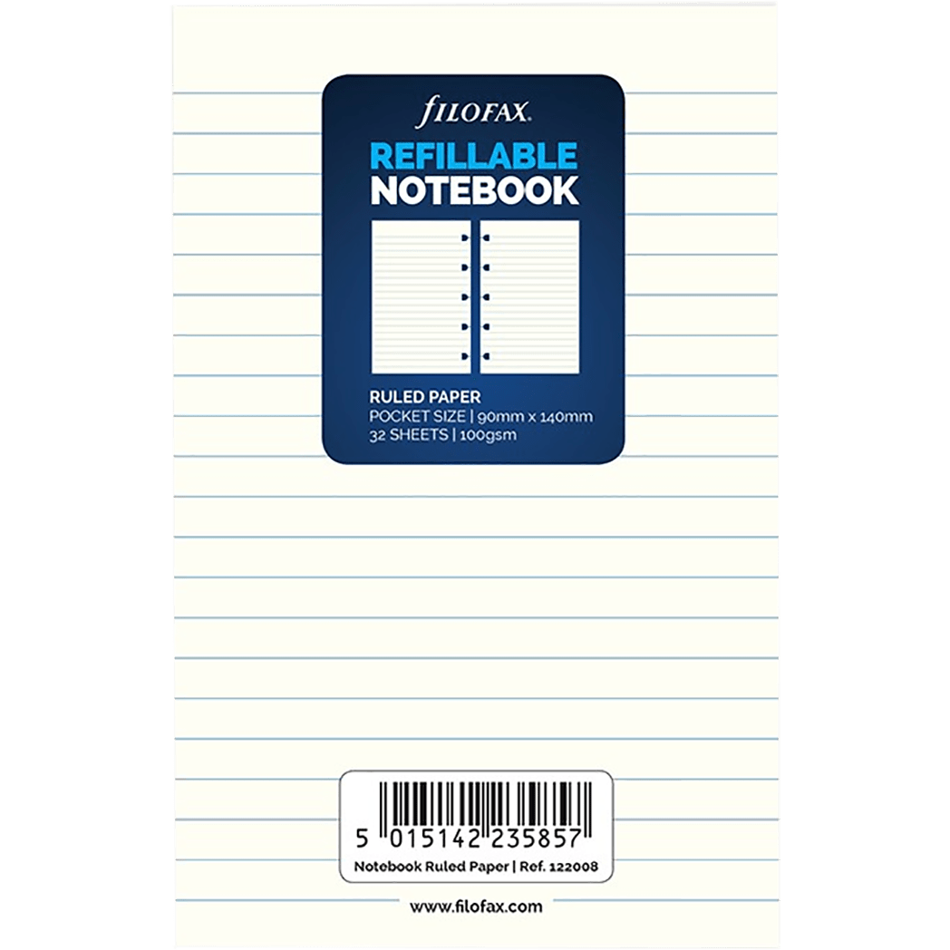Filofax Pocket Notebook Refill - Pen Boutique Ltd
