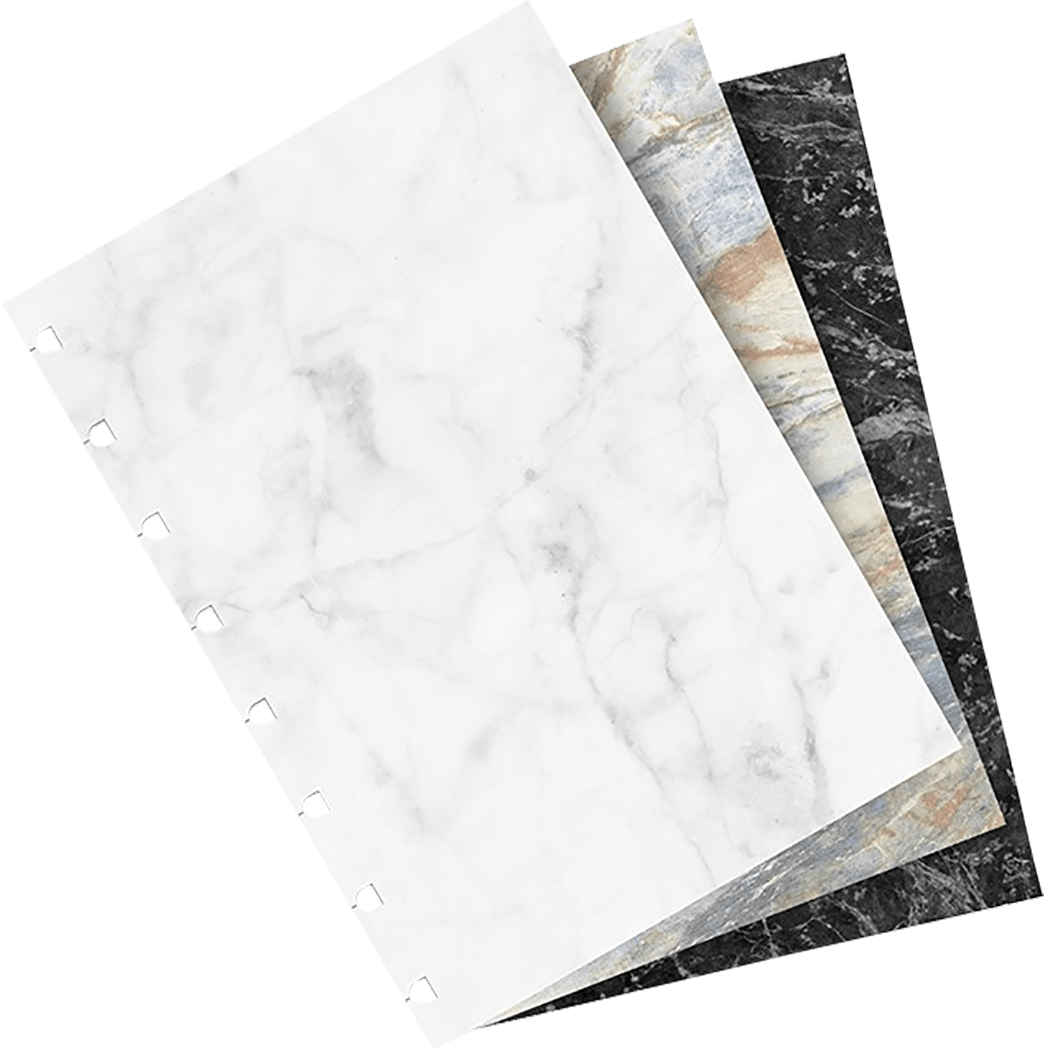Filofax Notebook Marbled Refill - A5 - Pen Boutique Ltd