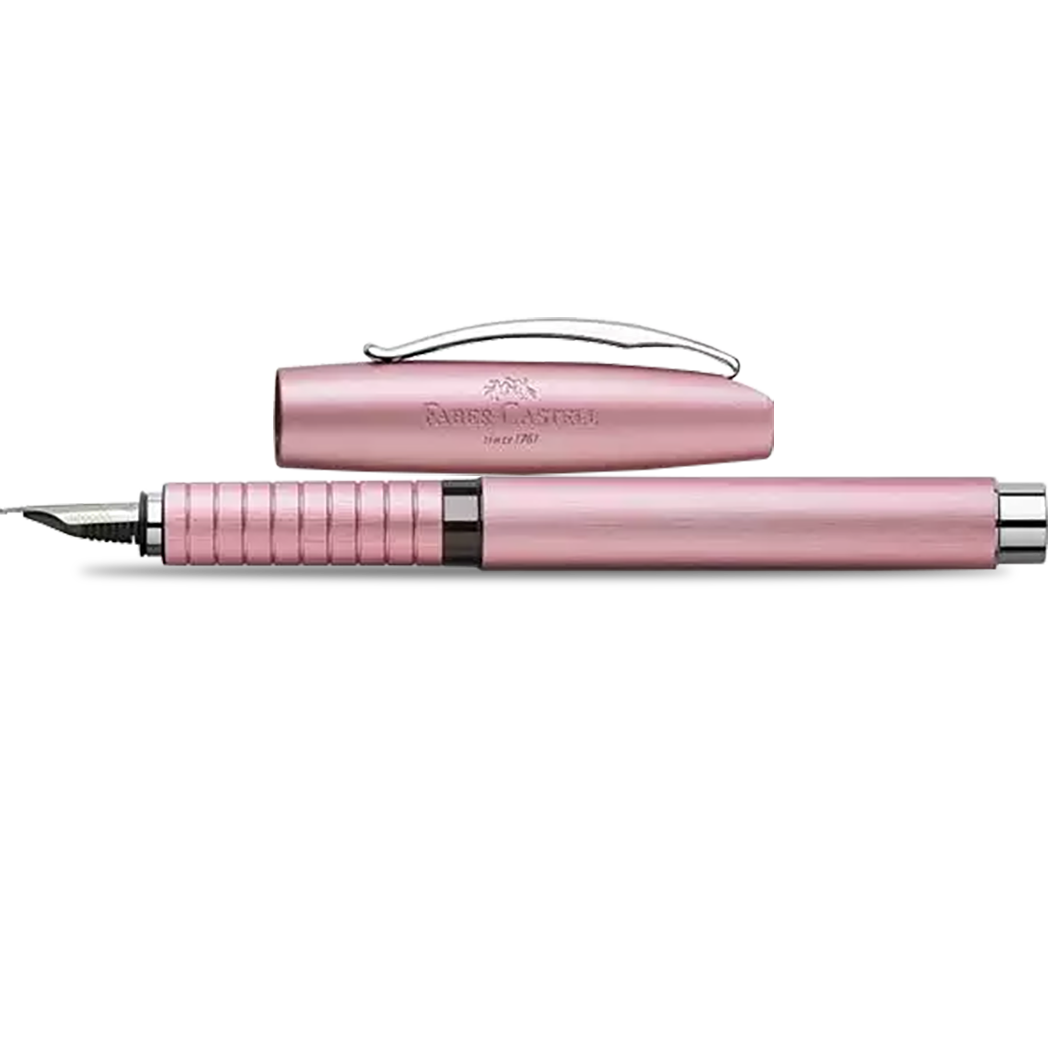 Faber Castell Essentio Fountain Pen - Aluminum Rose-Pen Boutique Ltd