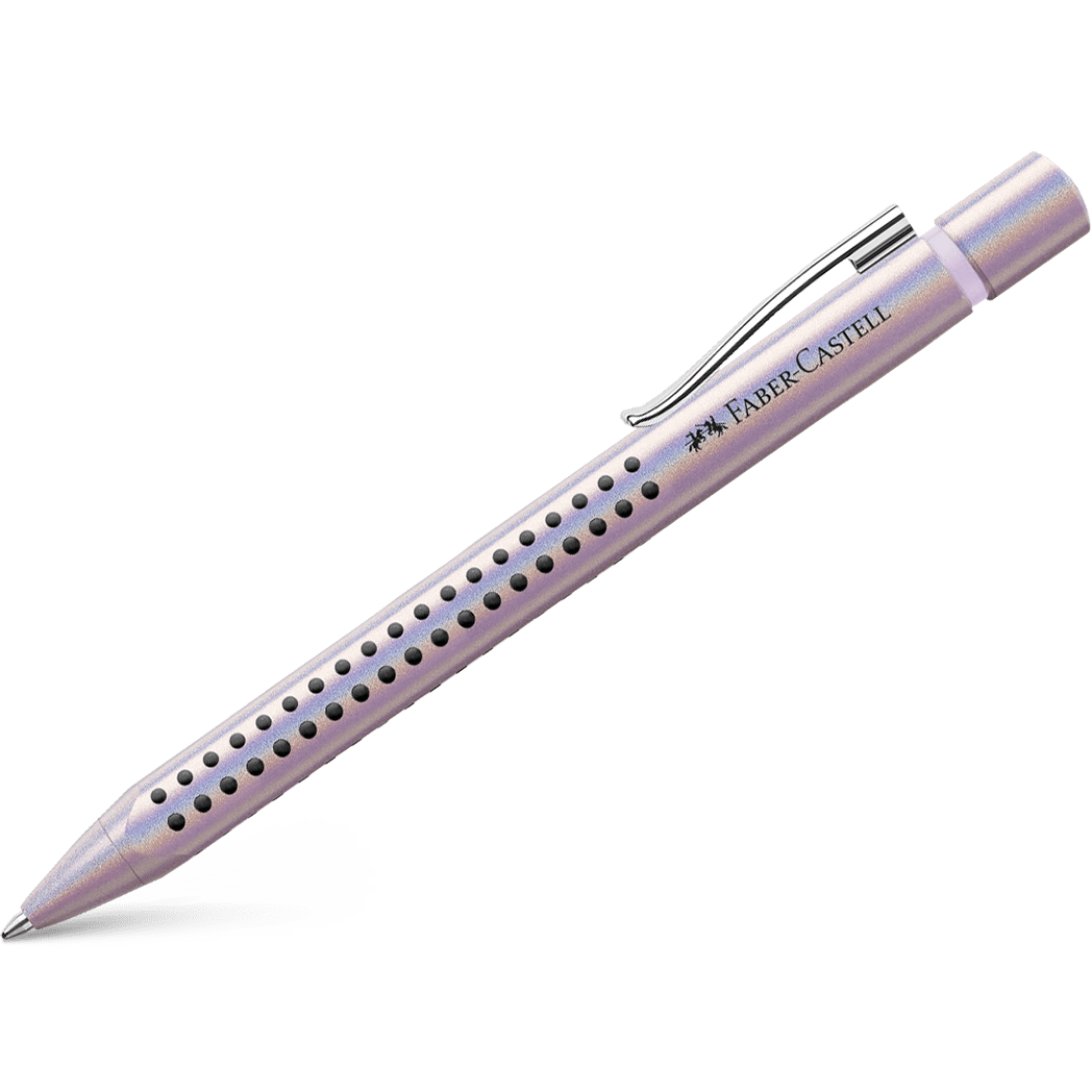 Faber-Castell Grip Ballpoint Pen - Glam Edition - Pearl - Pen Boutique Ltd