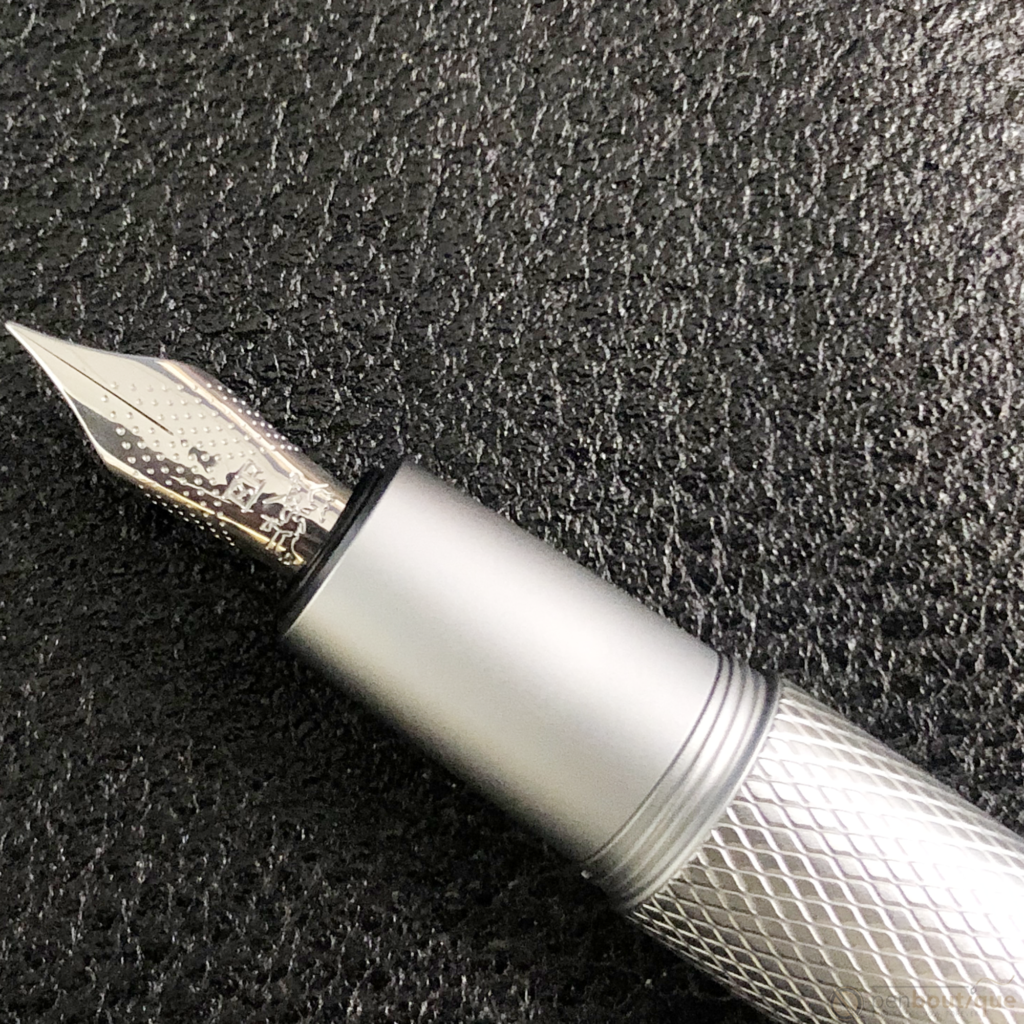 Faber-Castell Design E-Motion Fountain Pen - Pure Silver-Pen Boutique Ltd