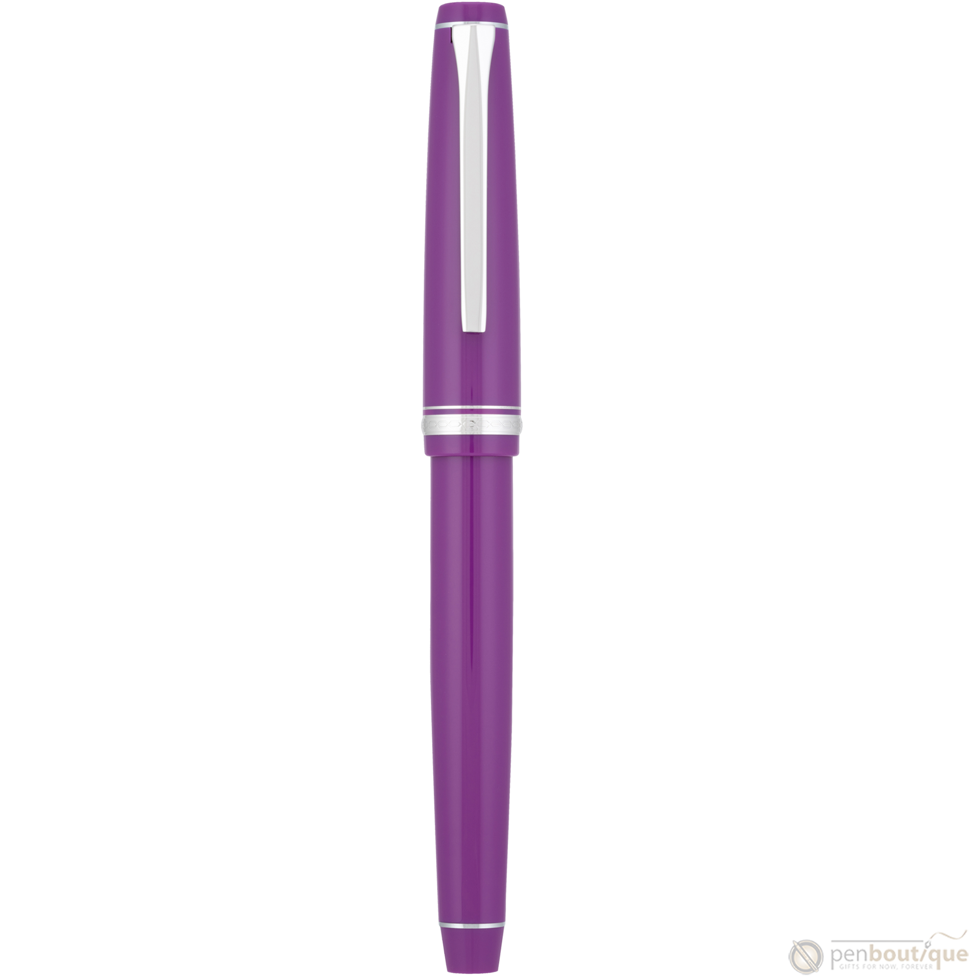 Pilot Falcon Fountain Pen - Plum Purple - Rhodium Trim-Pen Boutique Ltd