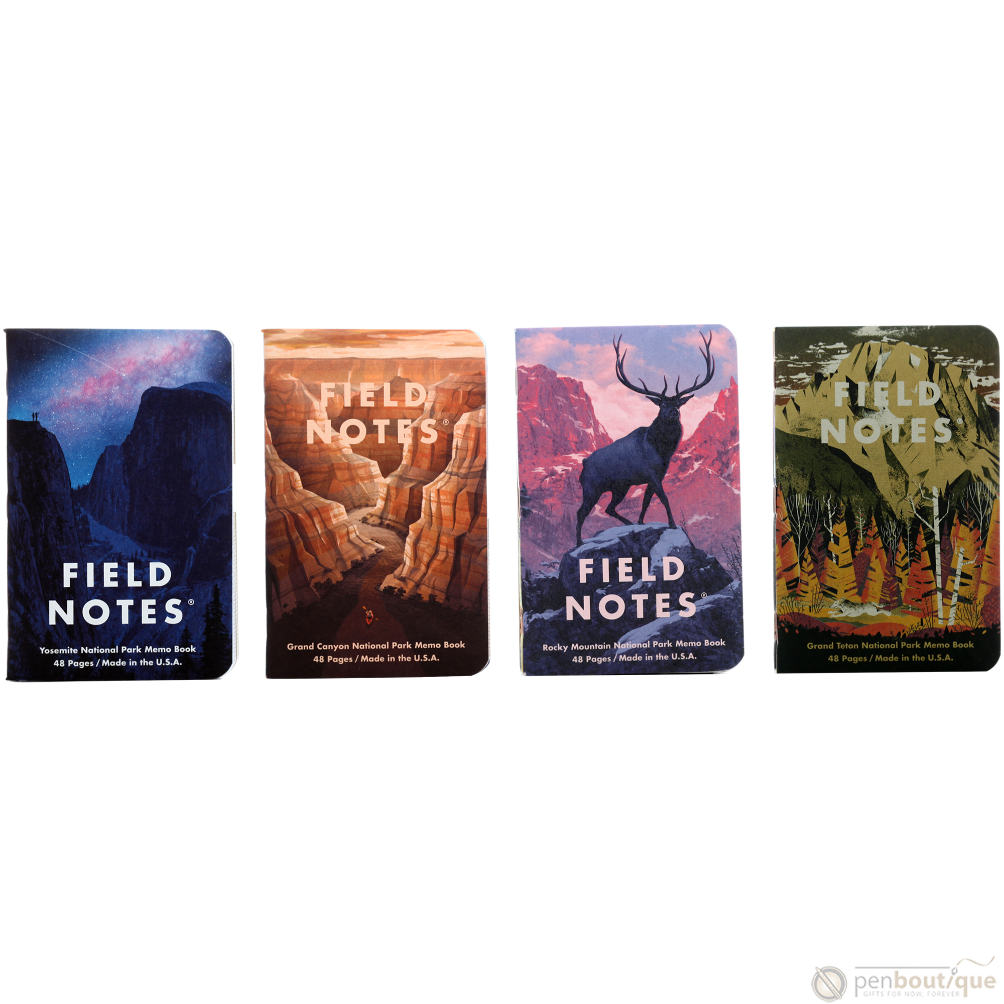 Field Notes Summer National Parks Edition 3-pack 3.5" x 5.5"-Pen Boutique Ltd