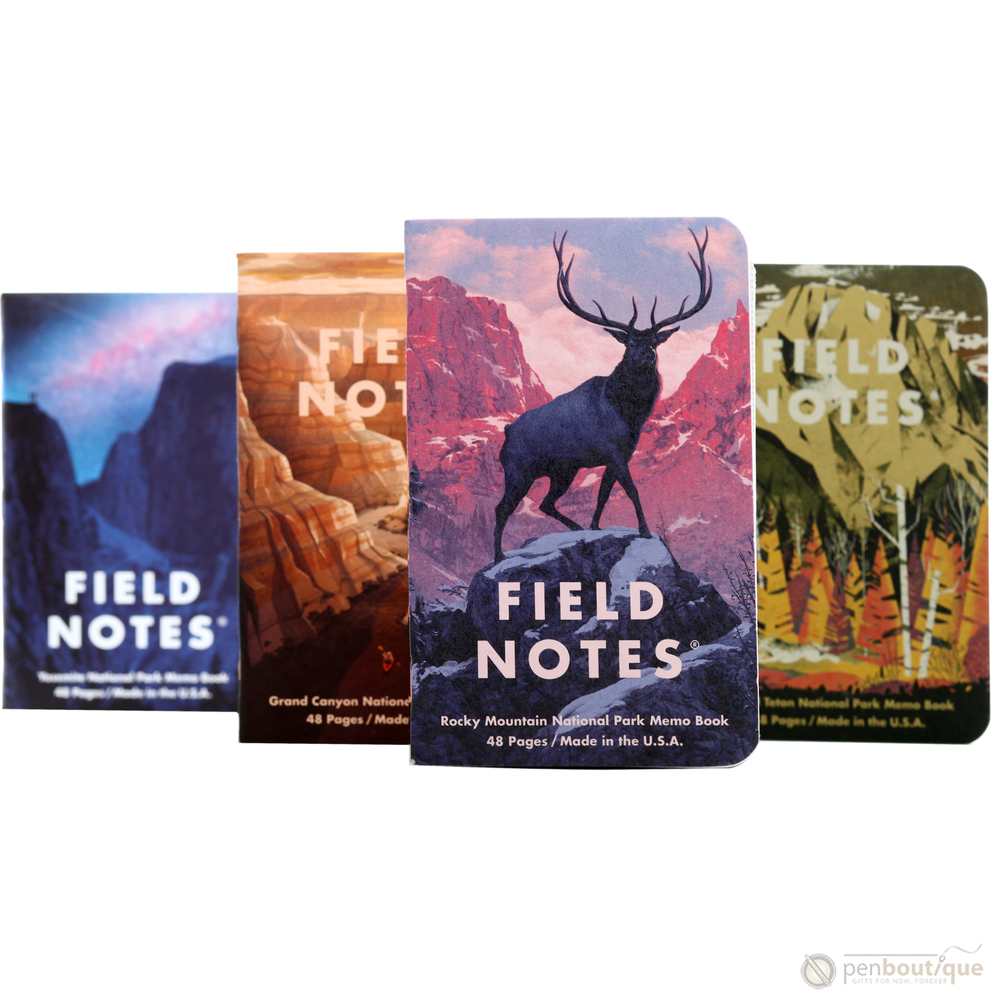 Field Notes Summer National Parks Edition 3-pack 3.5" x 5.5"-Pen Boutique Ltd