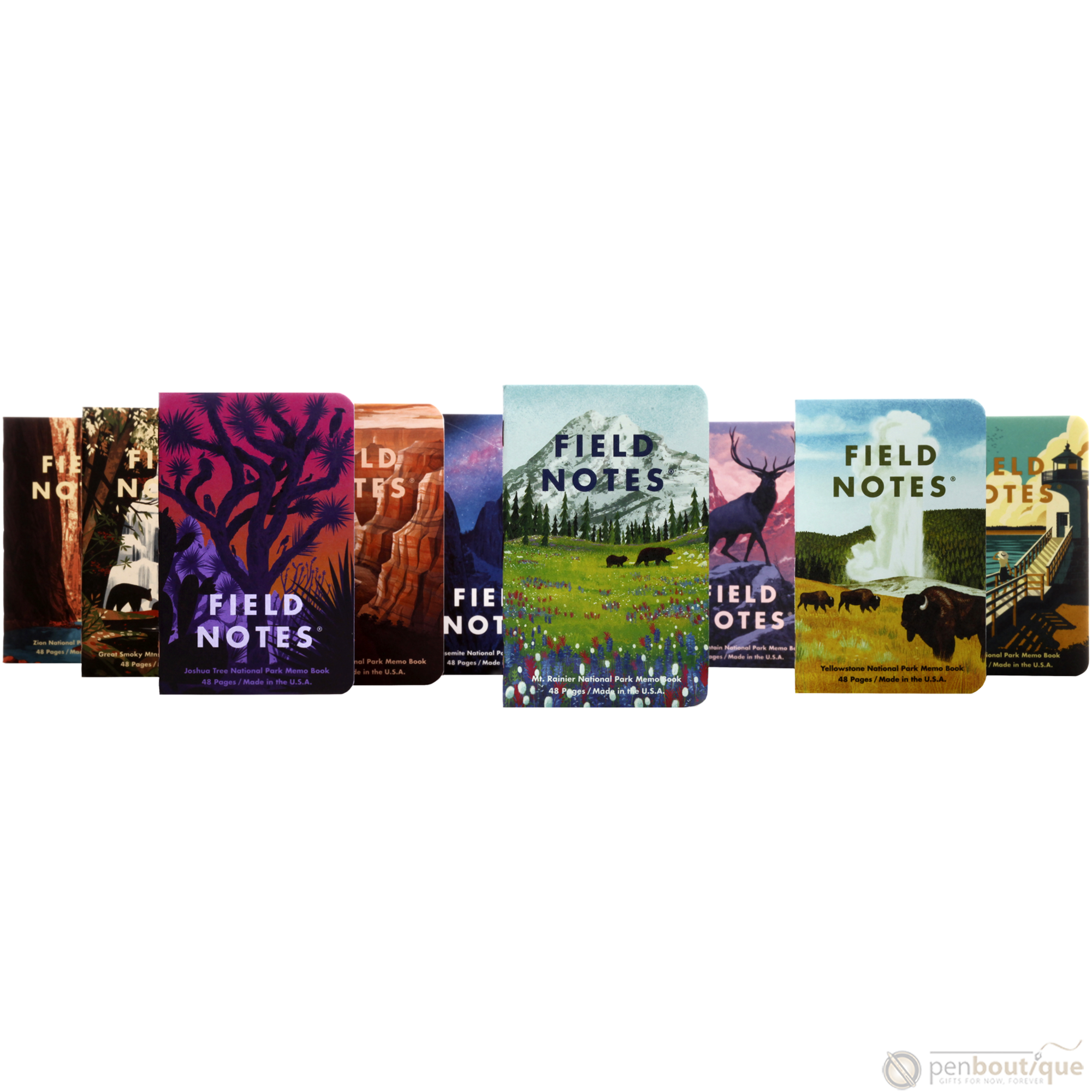 Field Notes Summer National Parks Edition 3-pack 3.5" x 5.5"-Pen Boutique Ltd