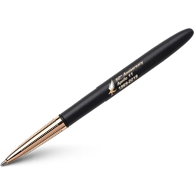 Fisher Space Bullet Pen - Apollo 11 - Special Edition - Black Matte-Pen Boutique Ltd