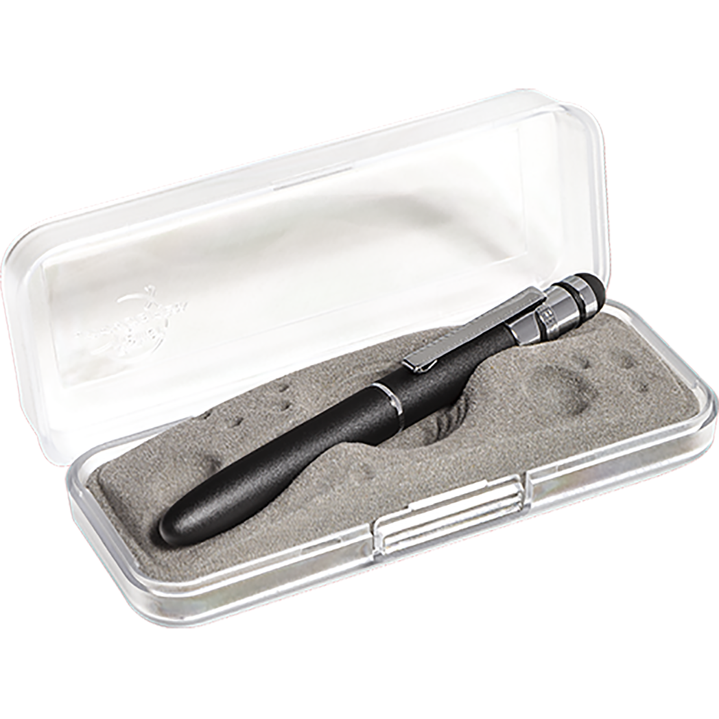 Fisher Space Matte Black Bullet Grip Space Pen with Silver Clip and Stylus-Pen Boutique Ltd