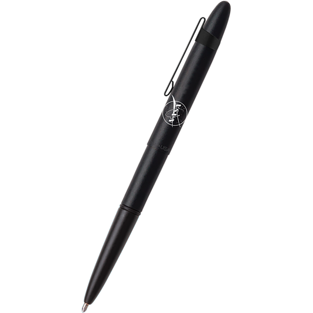 Fisher Space with Clip Bullet Ballpoint Pen - NASA Matte Black-Pen Boutique Ltd