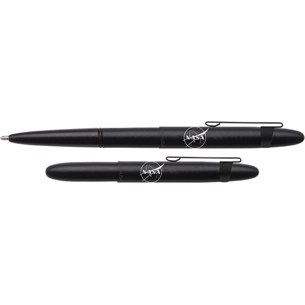 Fisher Space with Clip Bullet Ballpoint Pen - NASA Matte Black-Pen Boutique Ltd